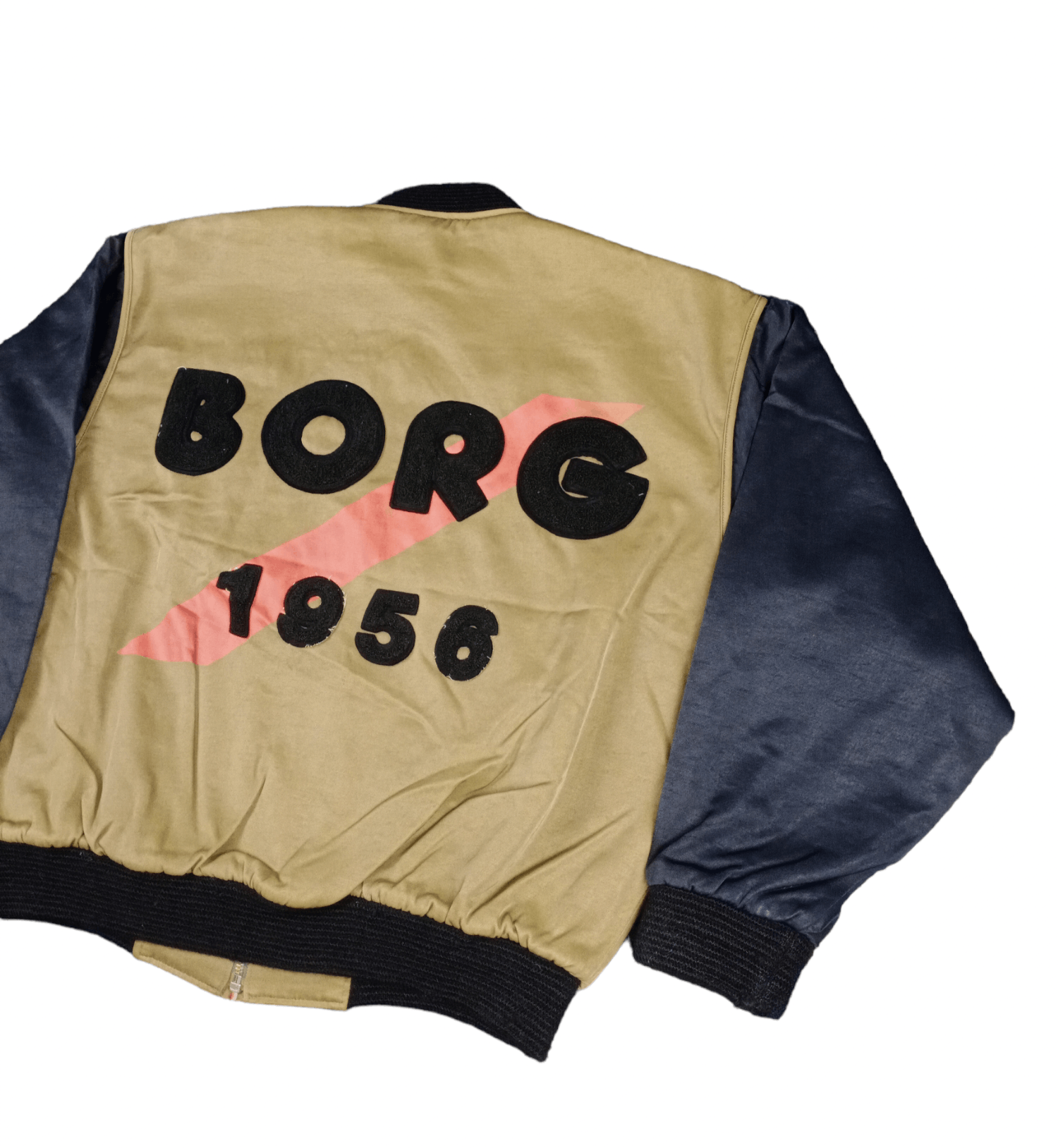 Bjorn Borg 💥RARE💥Vintage Borg 1956 Bomber Jacket Nice Design Size US L / EU 52-54 / 3 - 2 Thumbnail
