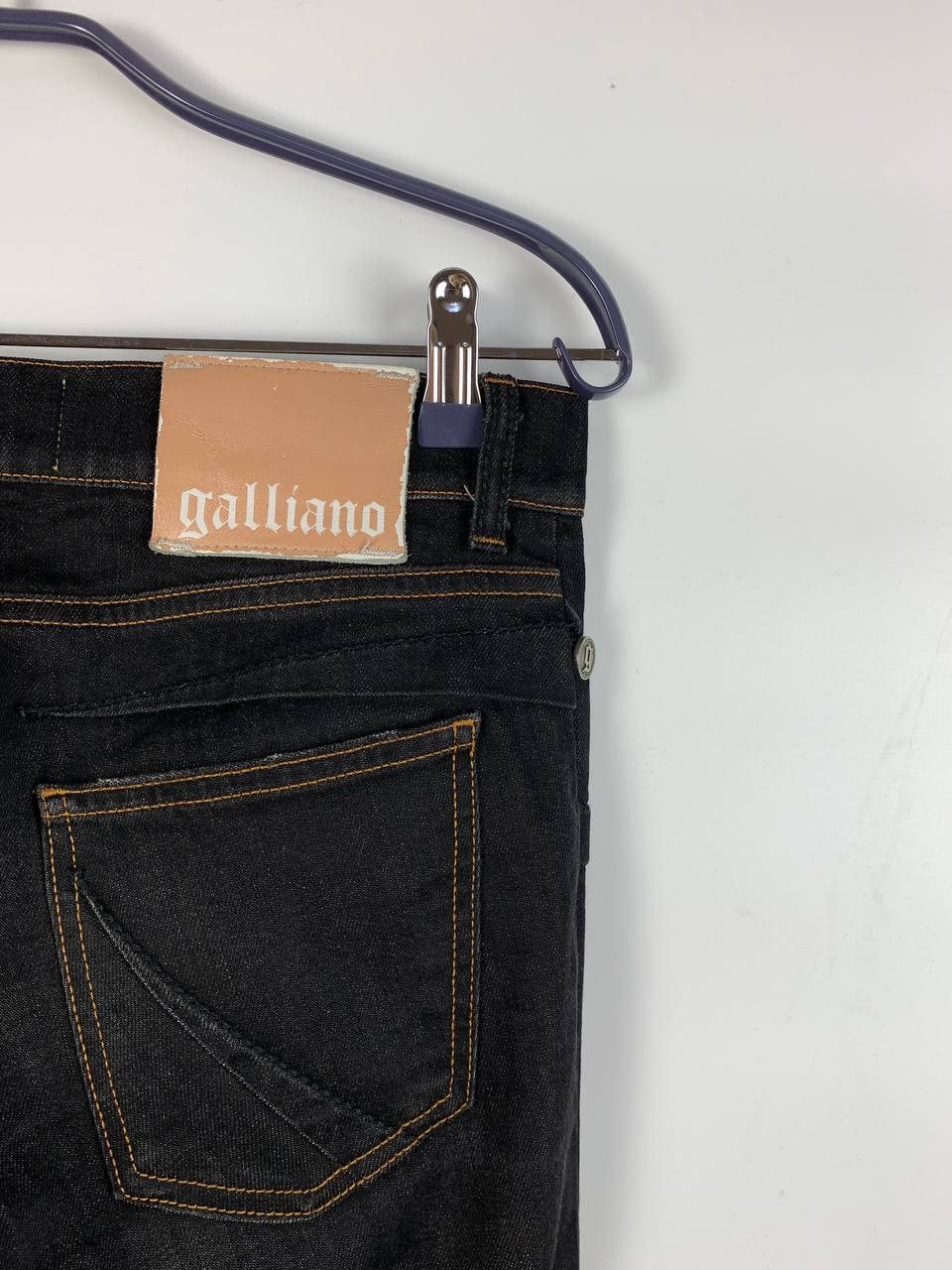 John Galliano Galliano jeans denim black 27 Size US 27 - 7 Thumbnail