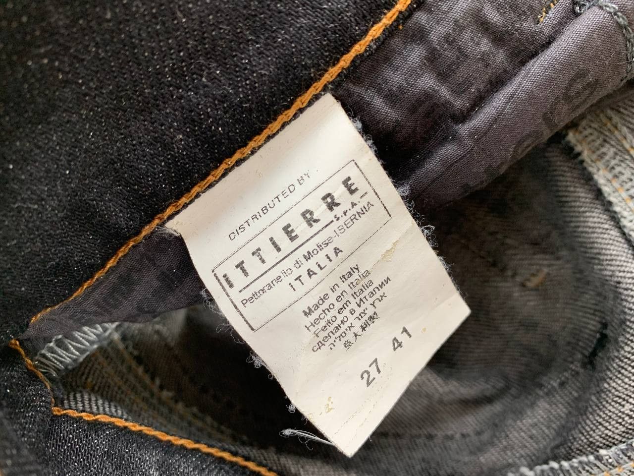 John Galliano Galliano jeans denim black 27 Size US 27 - 11 Thumbnail