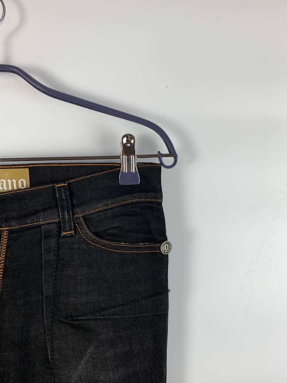John Galliano Galliano jeans denim black 27 Size US 27 - 4 Thumbnail