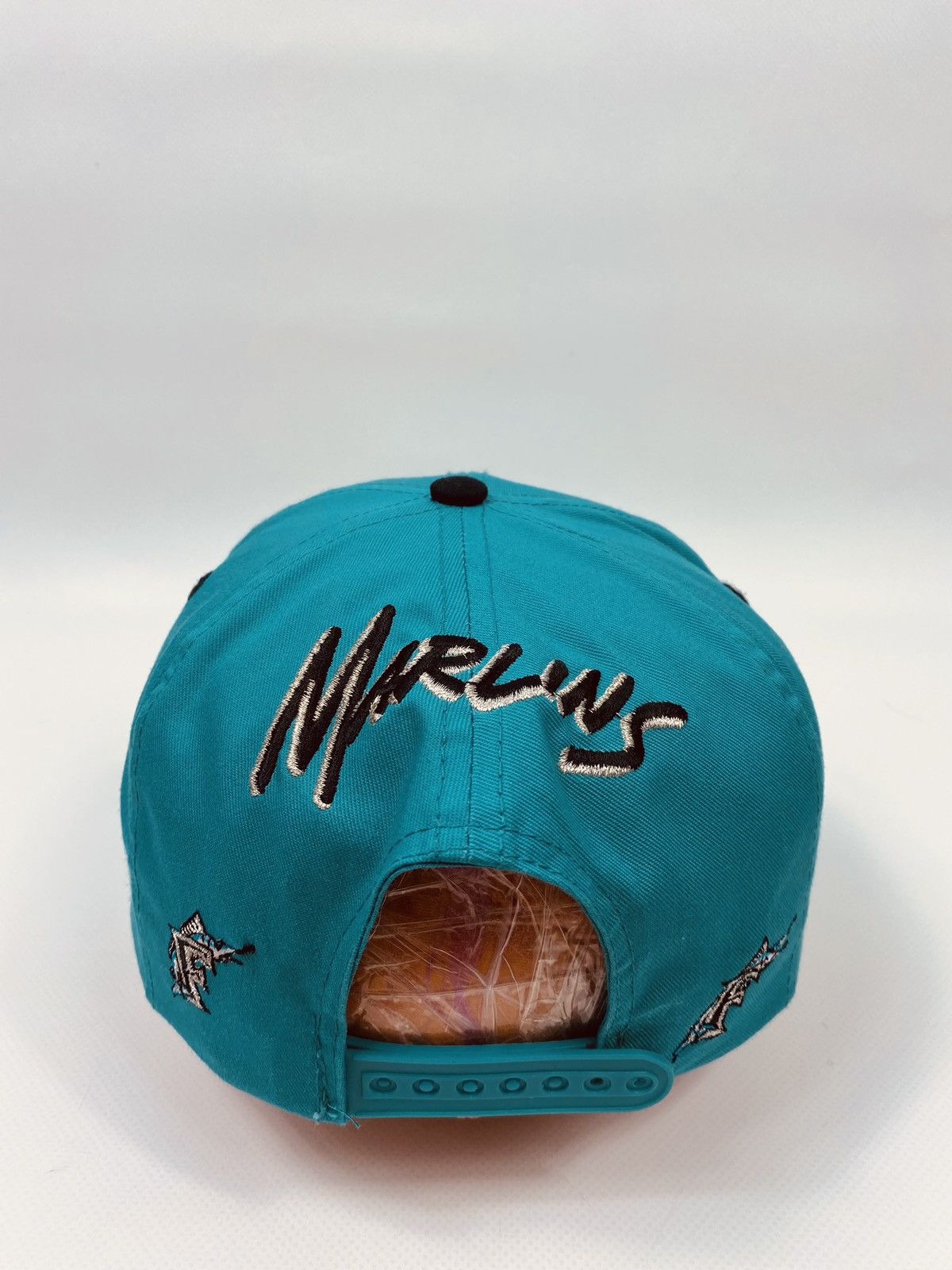 Vintage 🔥LASTDROP🔥 90s Rare Florida Marlins Baseball Cap Hat Size ONE SIZE - 6 Thumbnail