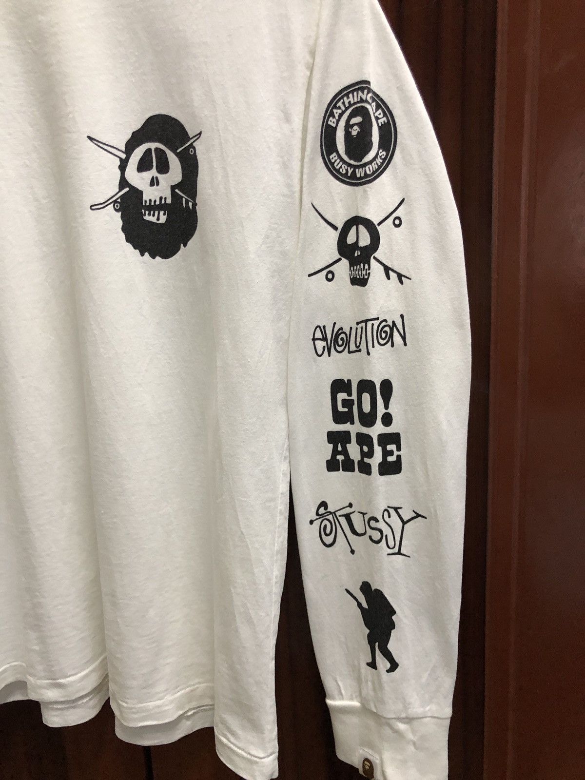 Bape × Stussy Bape x Stussy Long Sleeve Tee Size US M / EU 48-50 / 2 - 4 Thumbnail