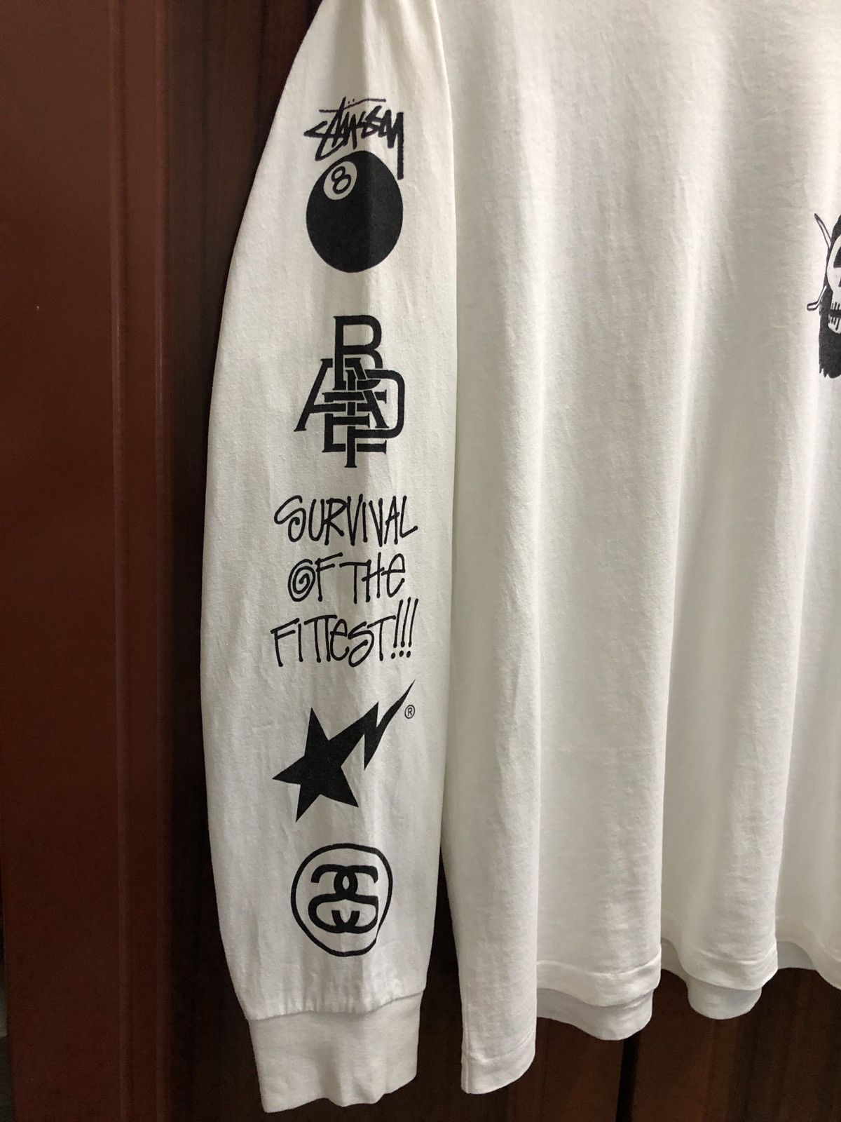 Bape × Stussy Bape x Stussy Long Sleeve Tee Size US M / EU 48-50 / 2 - 3 Thumbnail