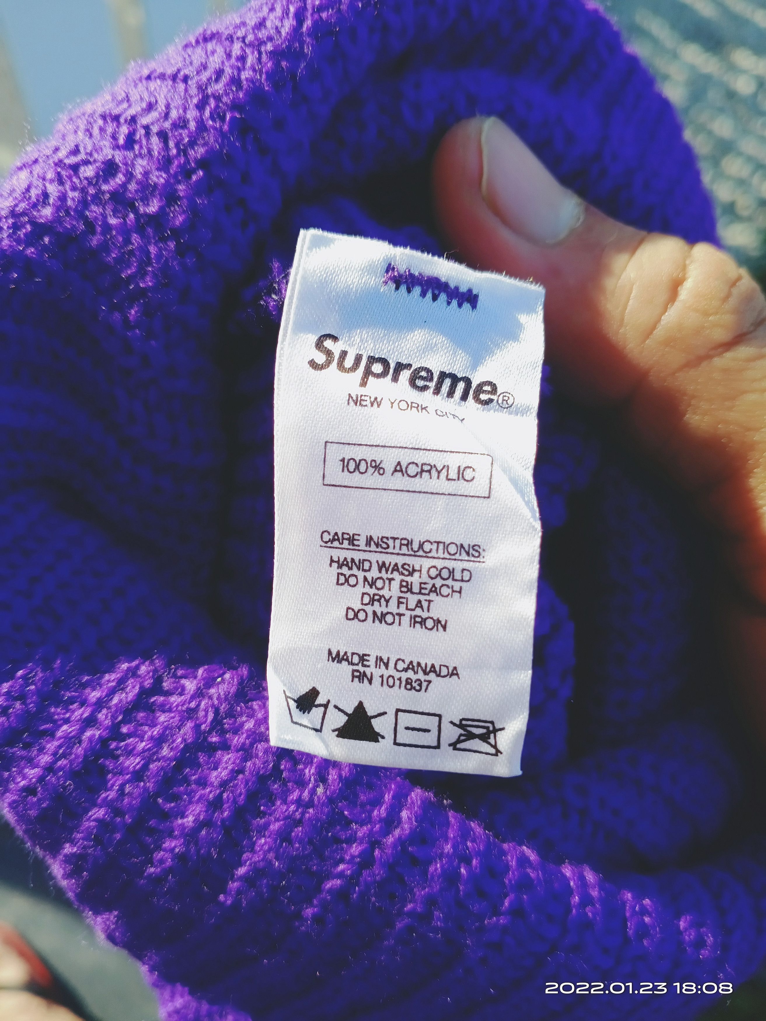 Supreme Supreme Beanie Spellout Embroidery Size ONE SIZE - 4 Thumbnail
