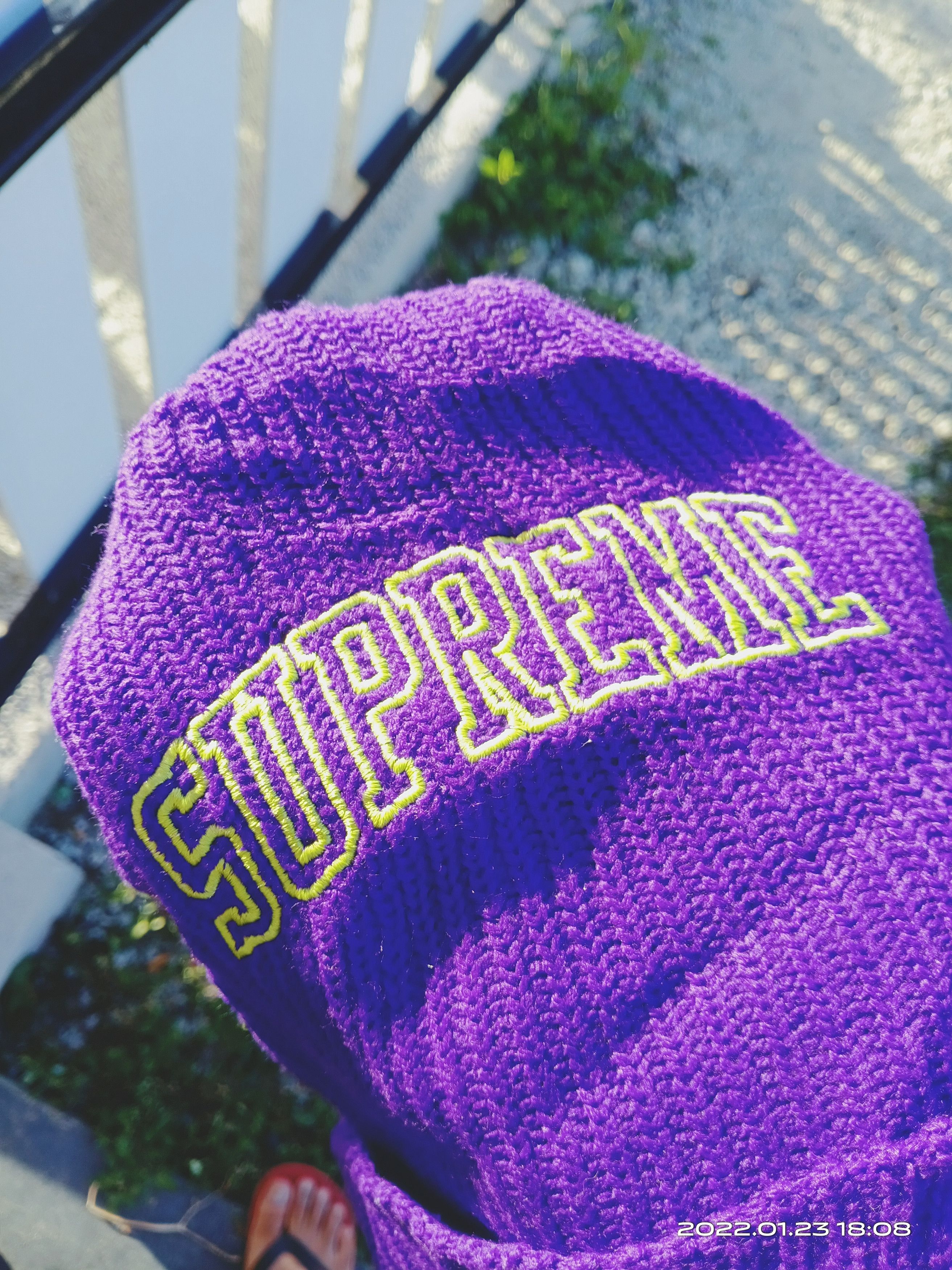 Supreme Supreme Beanie Spellout Embroidery Size ONE SIZE - 2 Thumbnail