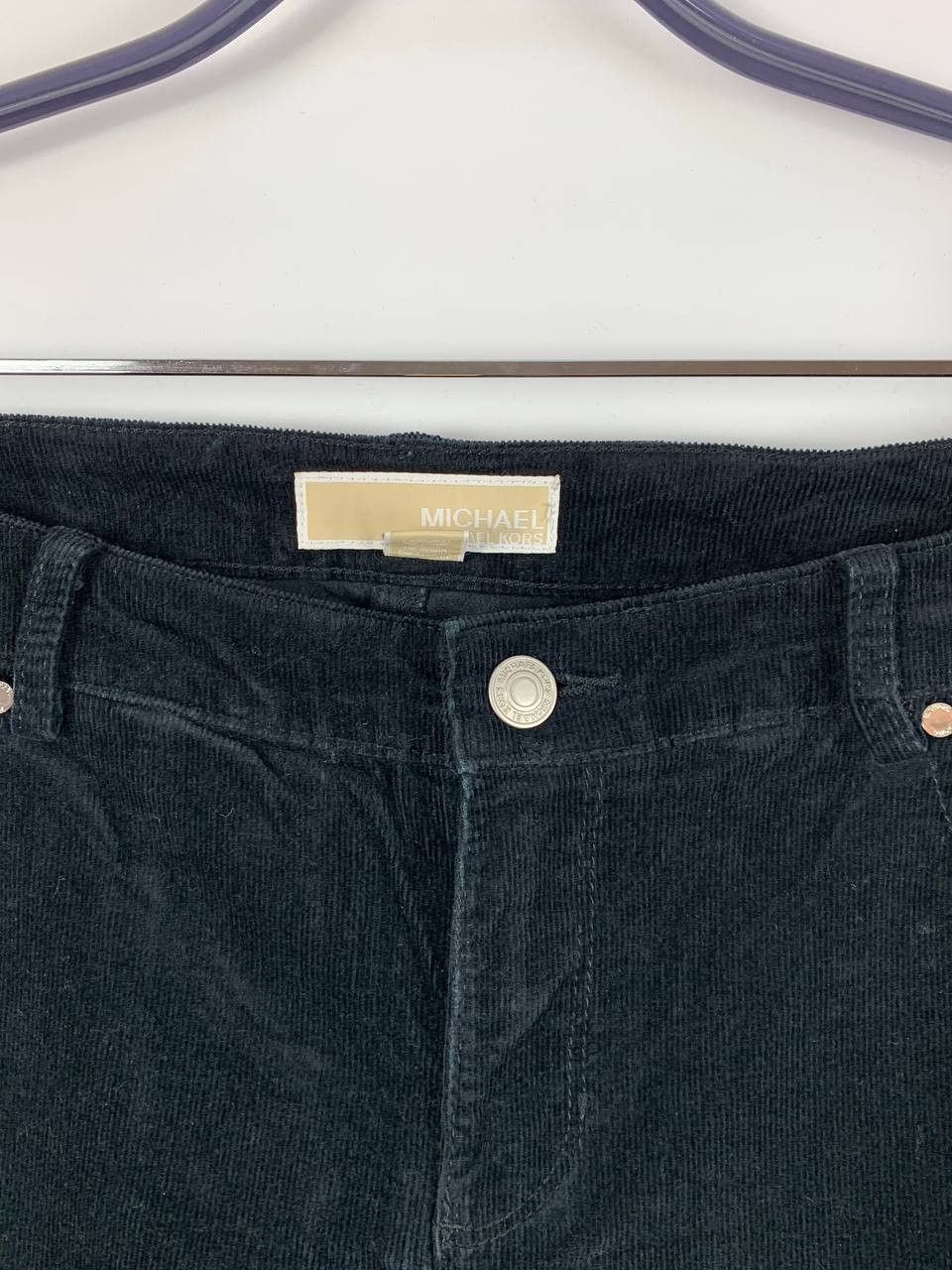 Michael Kors Michael Kors pants corduroy black 8 Size 28" / US 6 / IT 42 - 2 Thumbnail