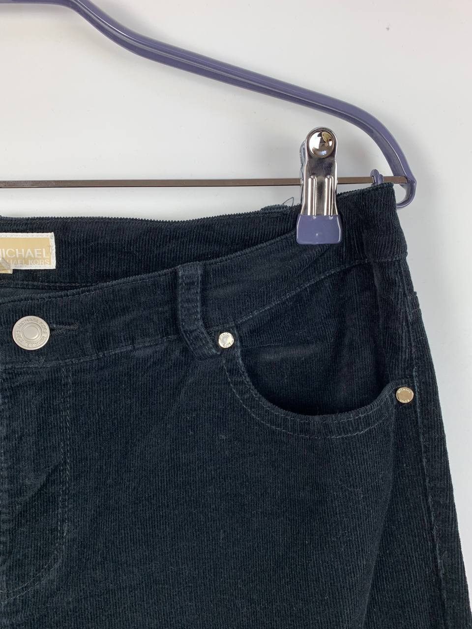 Michael Kors Michael Kors pants corduroy black 8 Size 28" / US 6 / IT 42 - 4 Thumbnail
