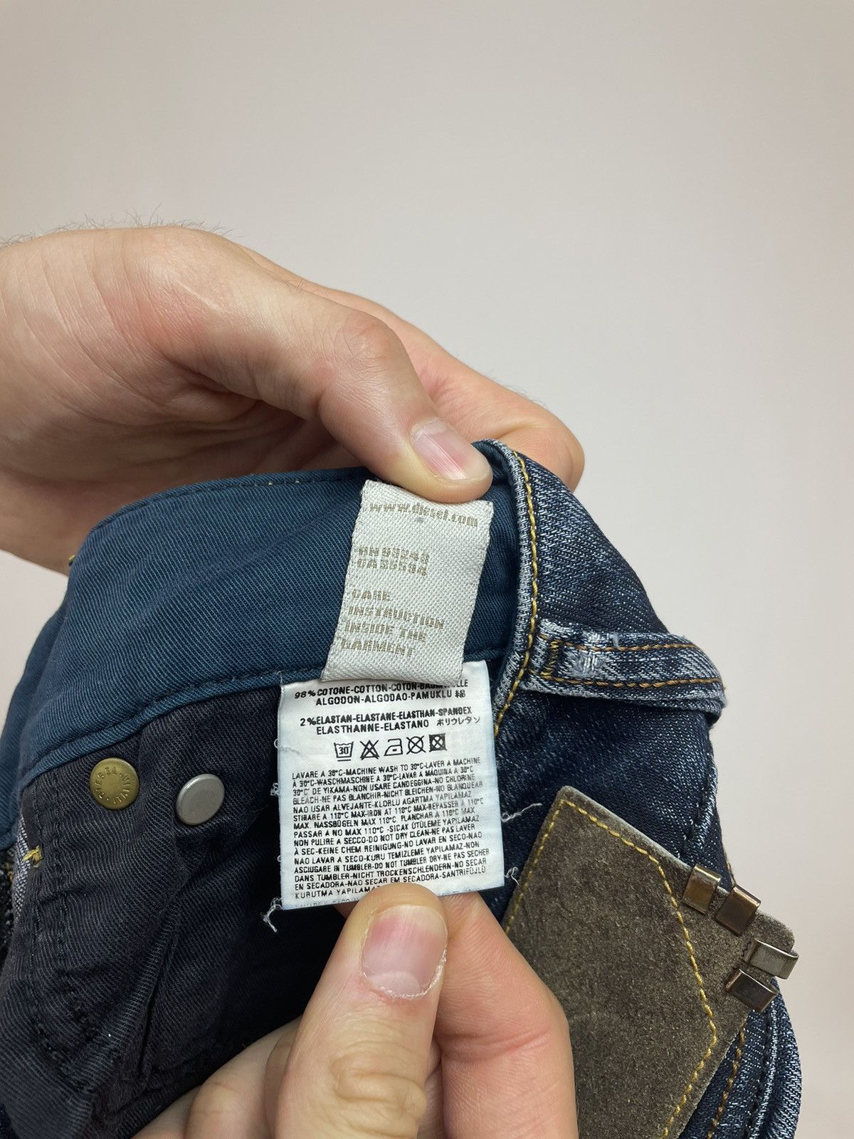 Diesel × Vintage Diesel RONHAR Flared jeans low rise Womens size W24 L32 Size 24" / US 00 / IT 34 - 16 Thumbnail