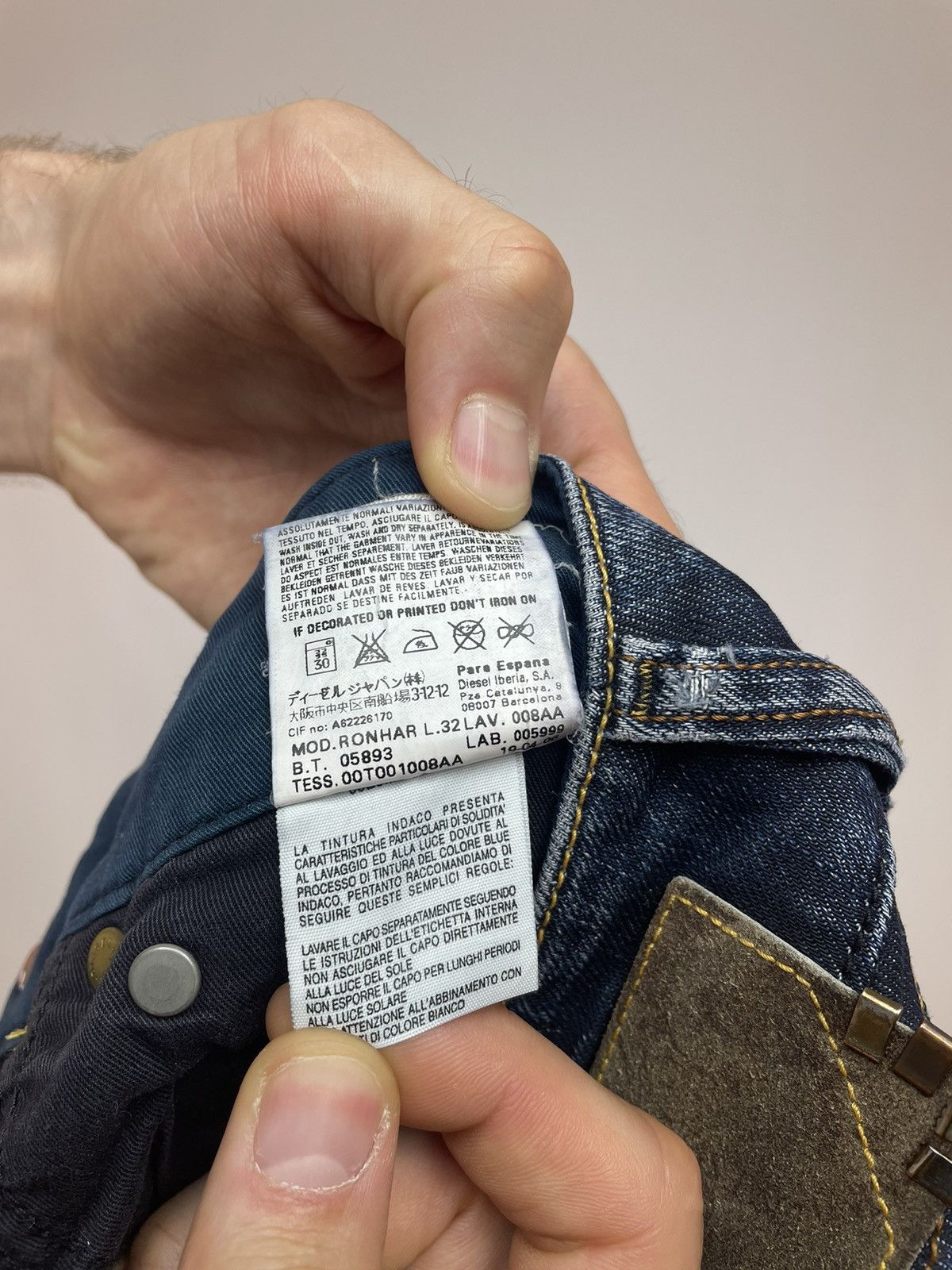Diesel × Vintage Diesel RONHAR Flared jeans low rise Womens size W24 L32 Size 24" / US 00 / IT 34 - 17 Thumbnail