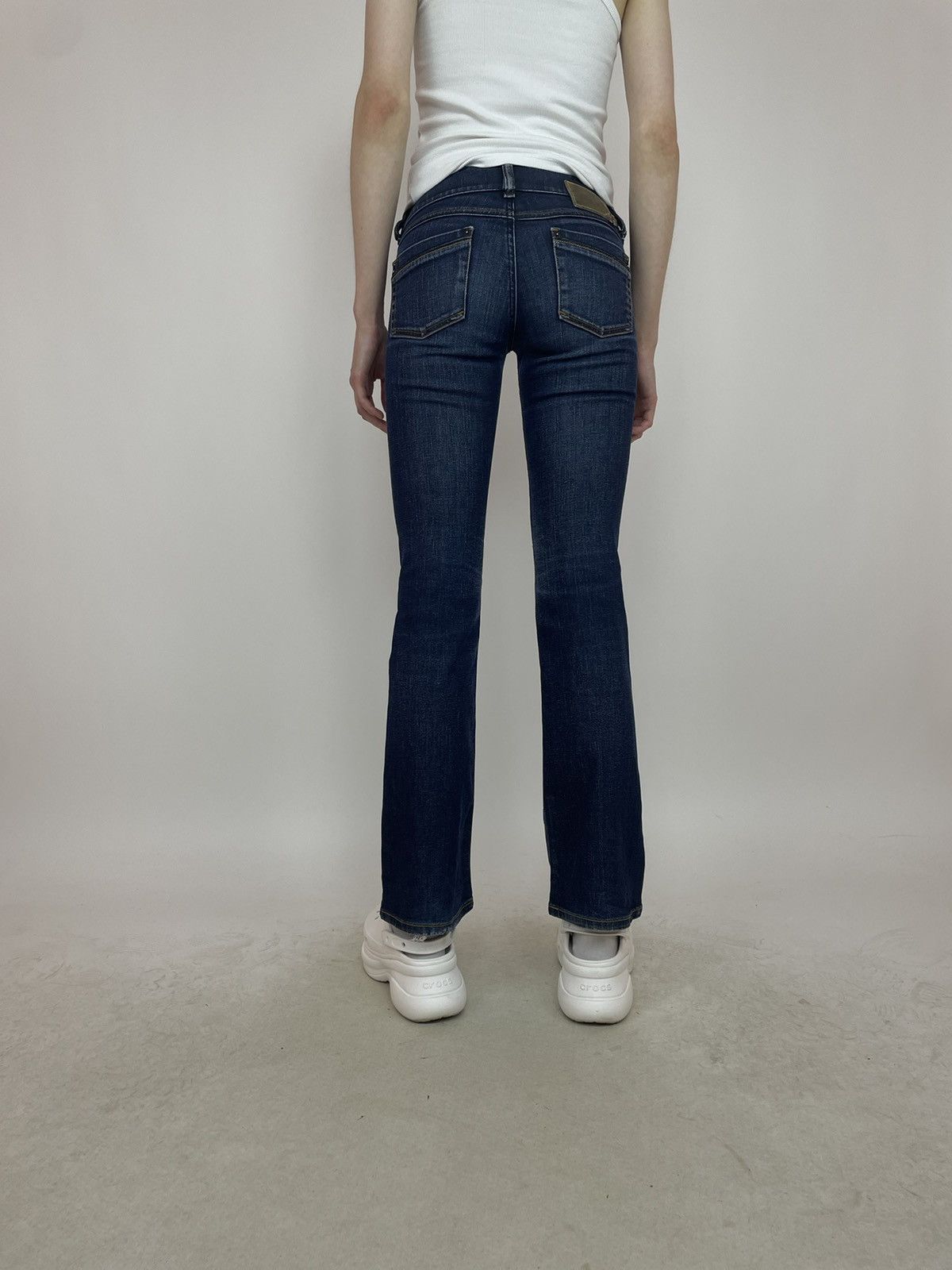 Diesel × Vintage Diesel RONHAR Flared jeans low rise Womens size W24 L32 Size 24" / US 00 / IT 34 - 10 Thumbnail