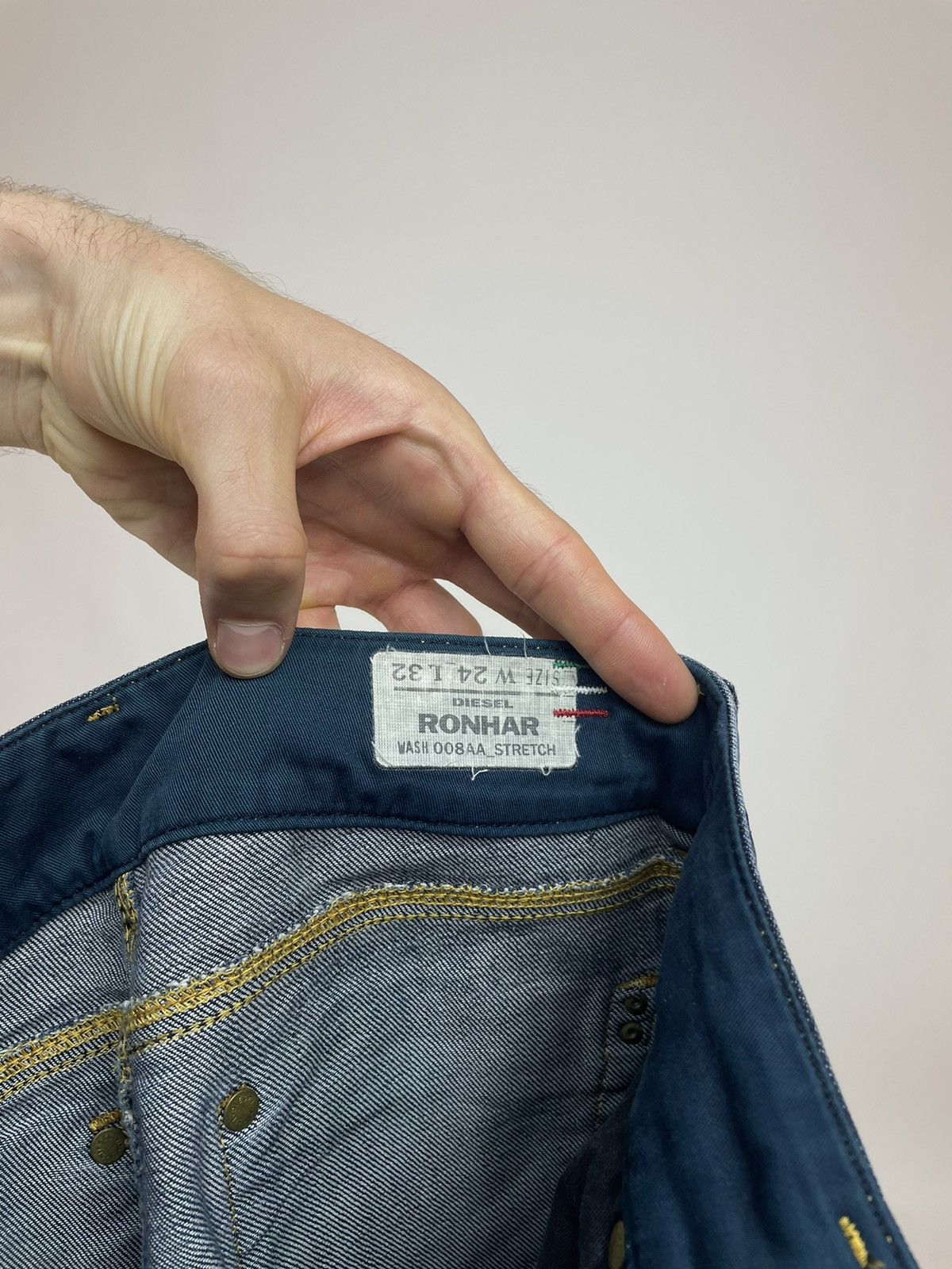 Diesel × Vintage Diesel RONHAR Flared jeans low rise Womens size W24 L32 Size 24" / US 00 / IT 34 - 14 Thumbnail