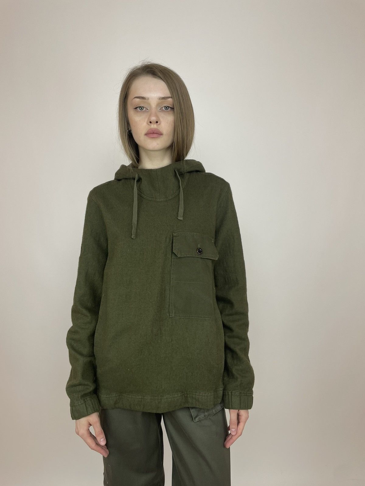Pretty Green Pretty Green Military wool hoodie Womens size XL Size XL / US 12-14 / IT 48-50 - 6 Thumbnail