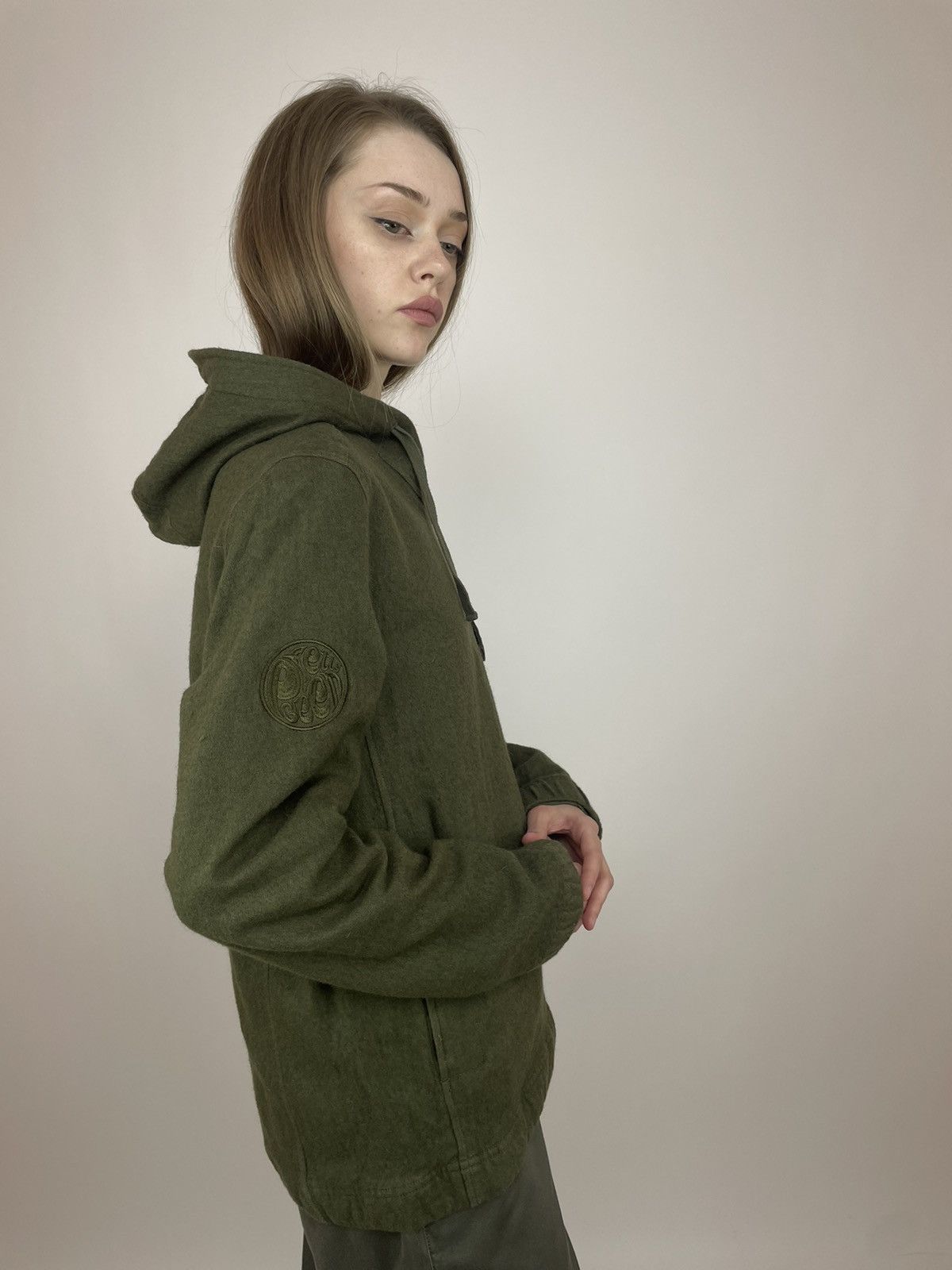Pretty Green Pretty Green Military wool hoodie Womens size XL Size XL / US 12-14 / IT 48-50 - 10 Thumbnail