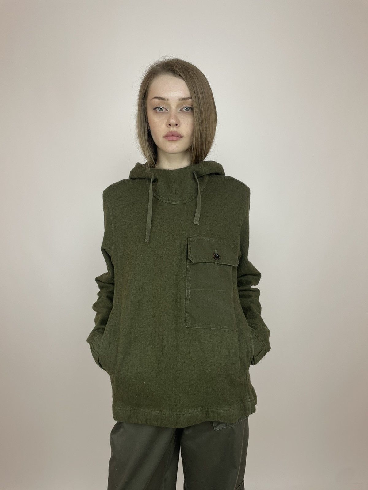 Pretty Green Pretty Green Military wool hoodie Womens size XL Size XL / US 12-14 / IT 48-50 - 5 Thumbnail