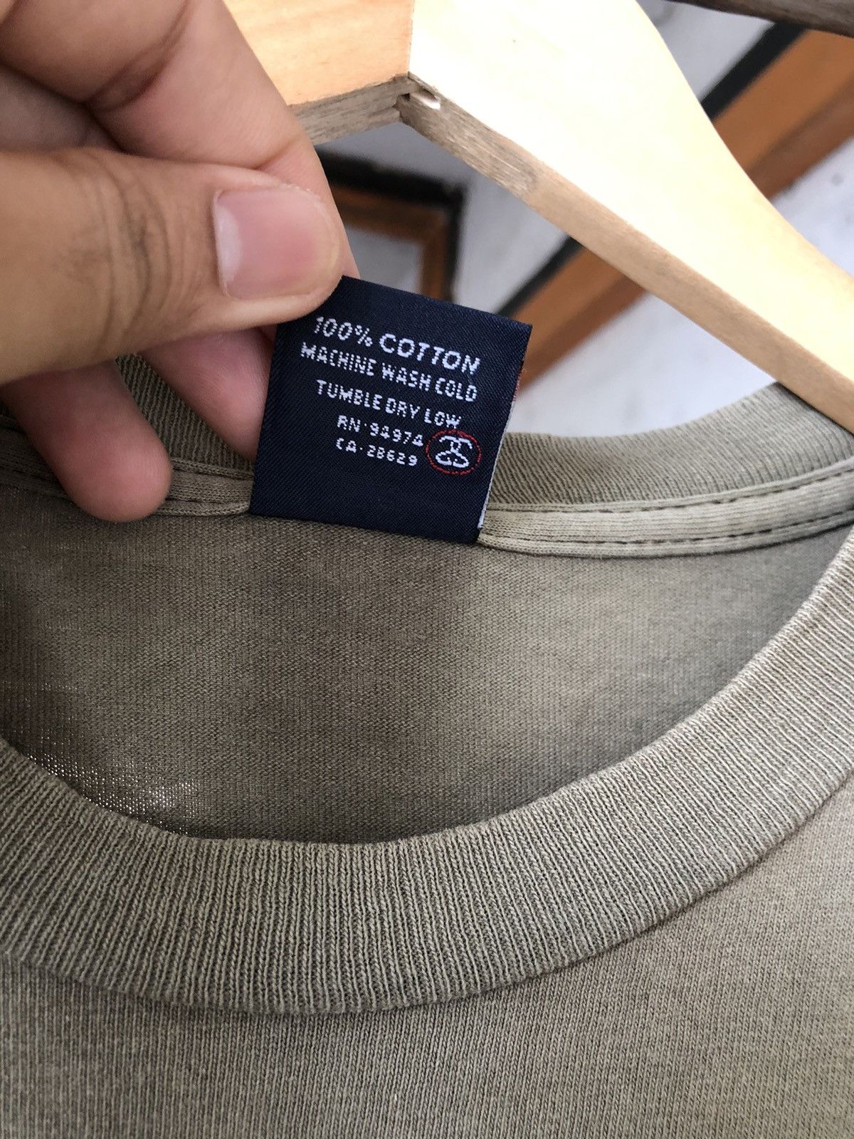 Stussy Rare❗️Vintage 90s Stussy Center Olive Green Single Stich Size US L / EU 52-54 / 3 - 17 Thumbnail