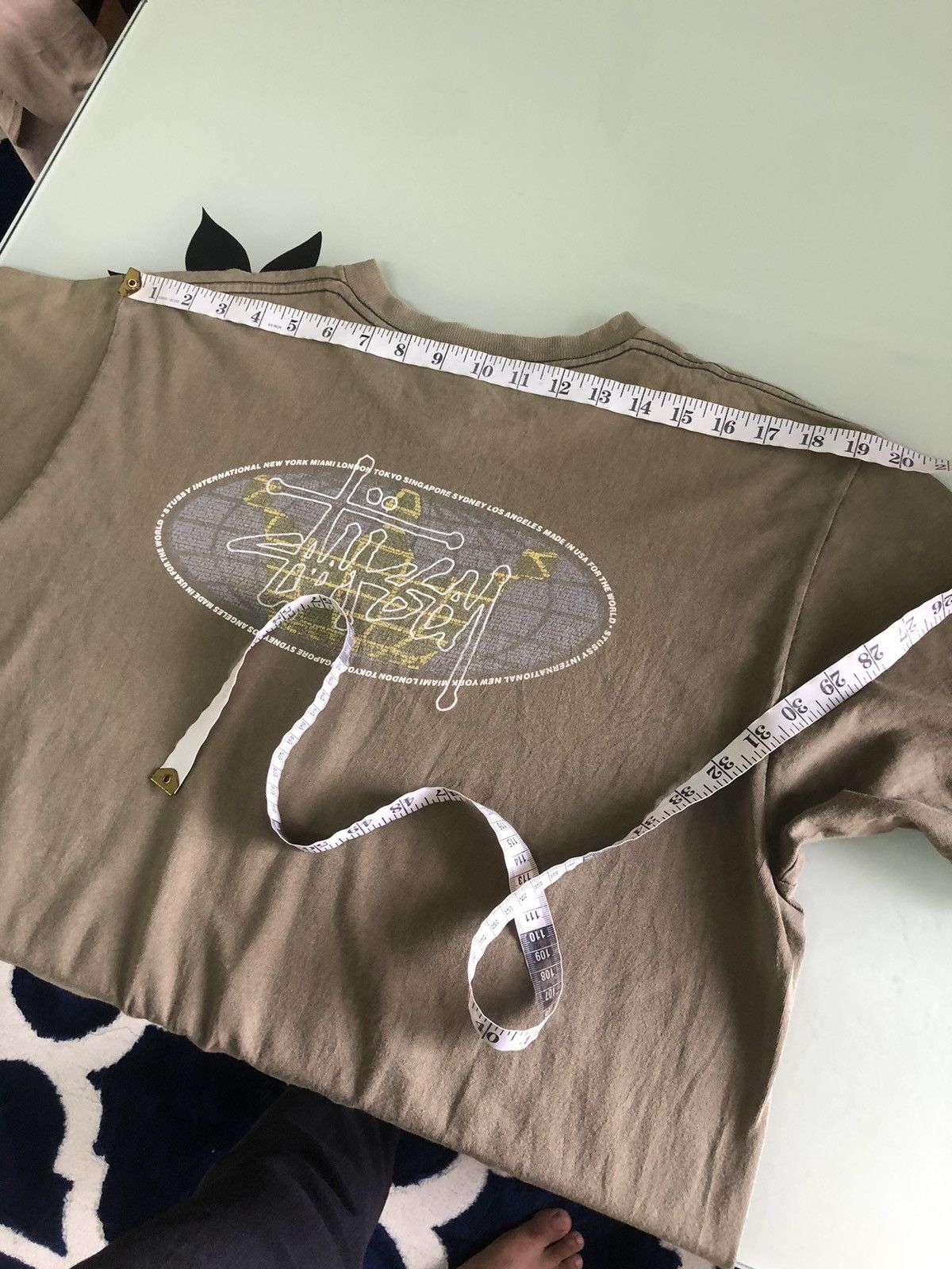 Stussy Rare❗️Vintage 90s Stussy Center Olive Green Single Stich Size US L / EU 52-54 / 3 - 24 Thumbnail