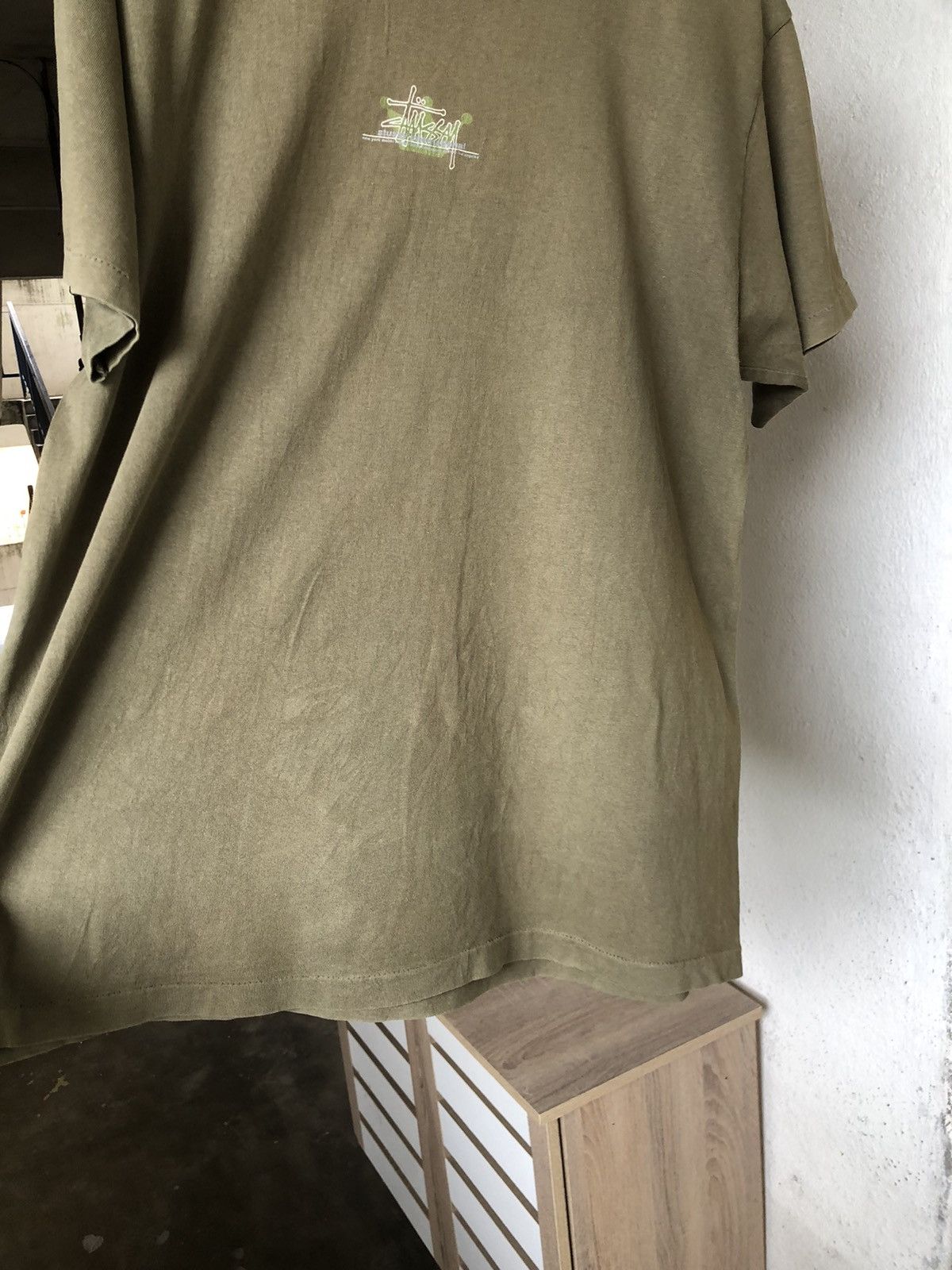 Stussy Rare❗️Vintage 90s Stussy Center Olive Green Single Stich Size US L / EU 52-54 / 3 - 21 Thumbnail