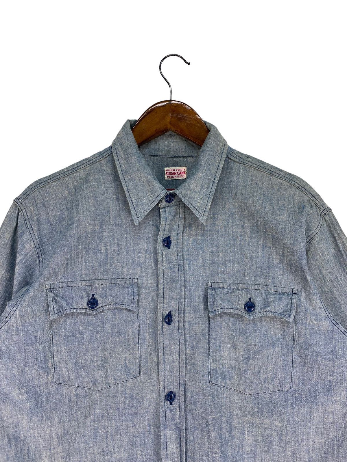 Sugar Cane Vintage Sugar Cane Button Up Shirt Size US M / EU 48-50 / 2 - 2 Thumbnail