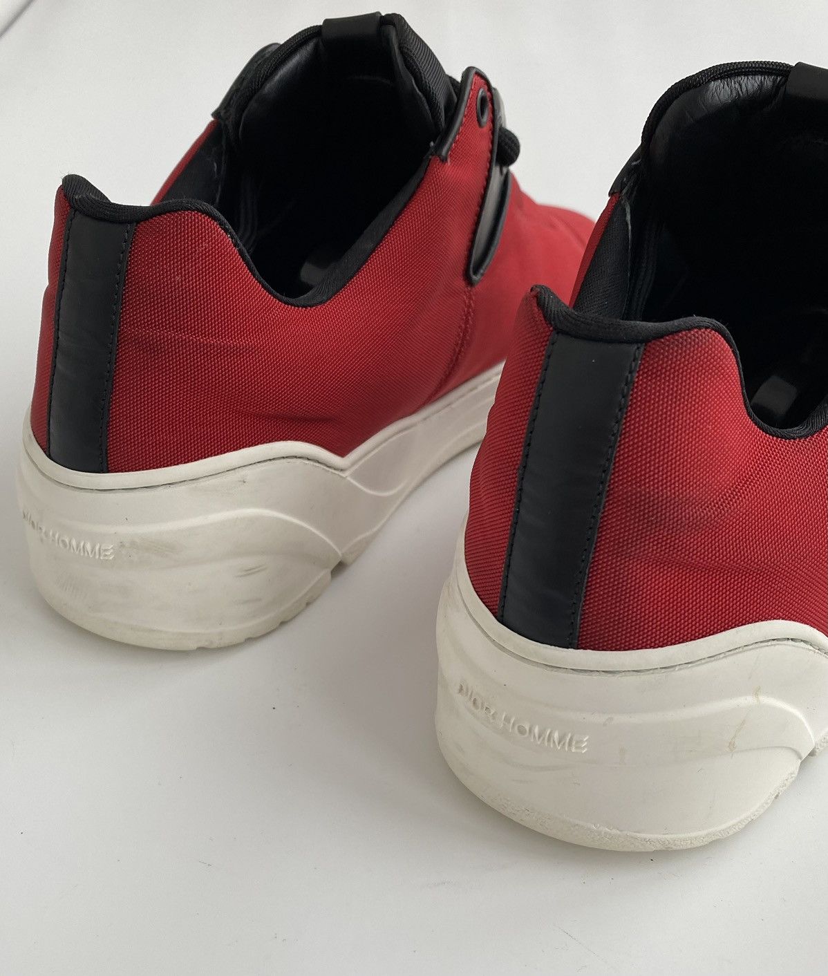 Dior DIOR FW2016 Red Sneakers sport trainers vintage van Assche Size US 7 / EU 40 - 7 Thumbnail
