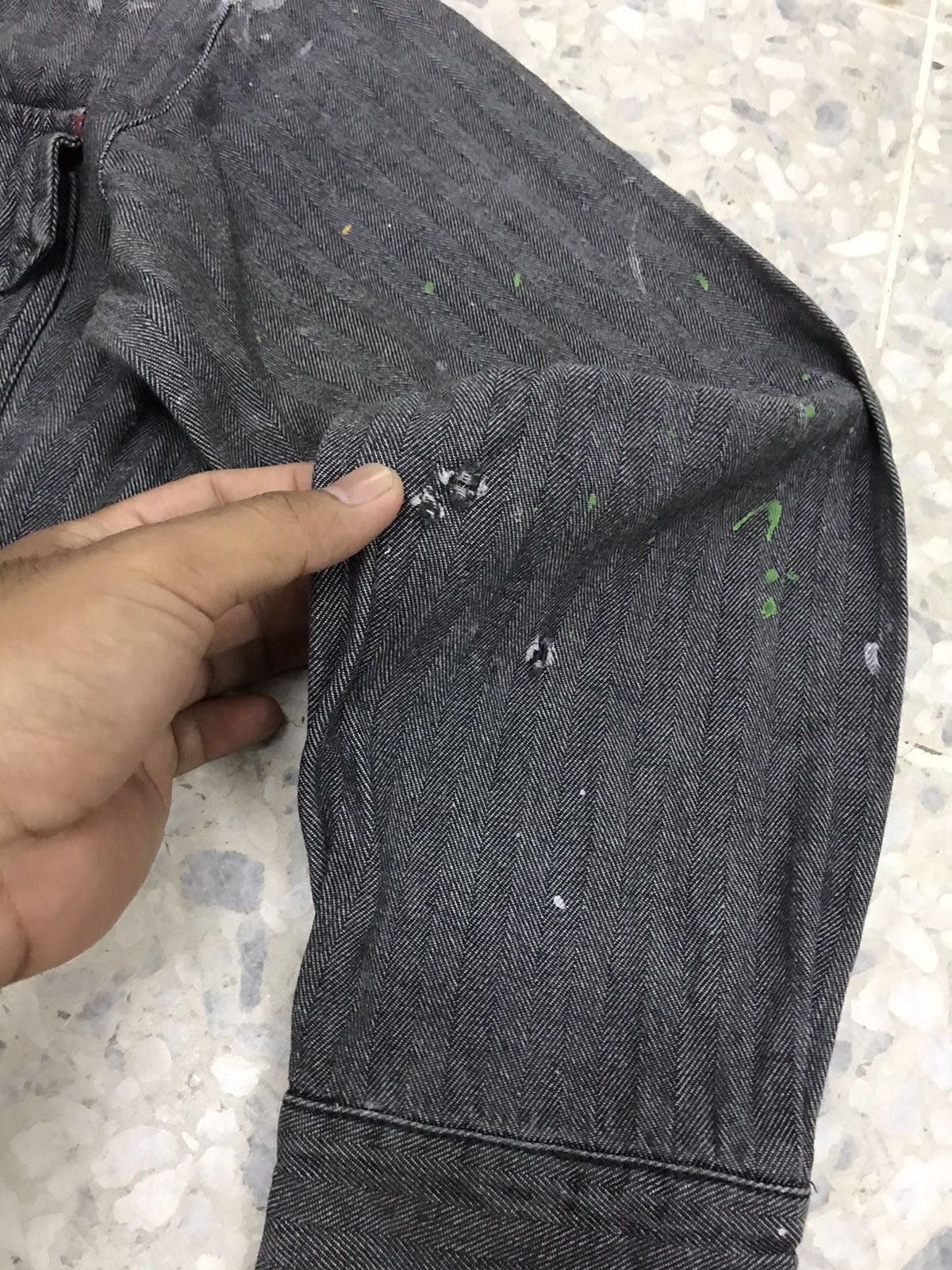 Japanese Brand Art❗️Evenriver Art Distressed Paints Coverall/Jumpsuit Size US M / EU 48-50 / 2 - 12 Thumbnail