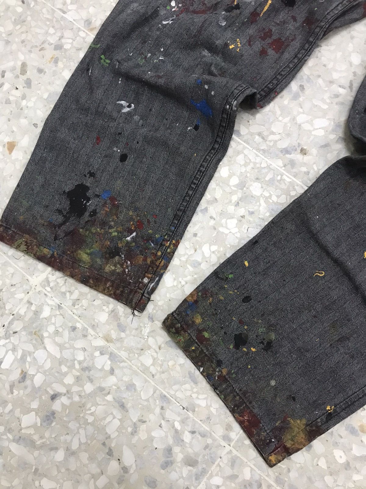 Japanese Brand Art❗️Evenriver Art Distressed Paints Coverall/Jumpsuit Size US M / EU 48-50 / 2 - 15 Thumbnail