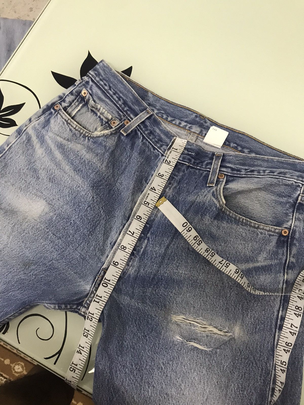 Levi's Vintage Levis 501 Distressed x Kurt Cobain Denim Size US 35 - 18 Thumbnail
