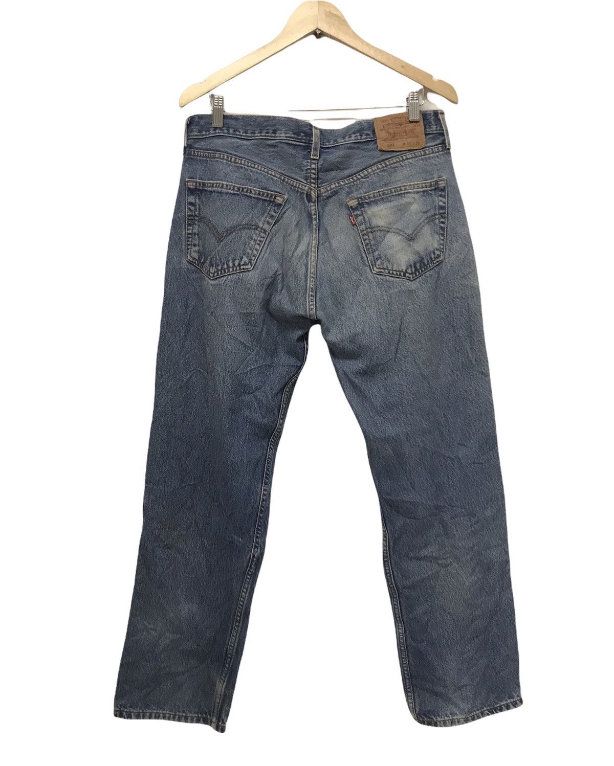Levi's Vintage Levis 501 Distressed x Kurt Cobain Denim Size US 35 - 2 Thumbnail