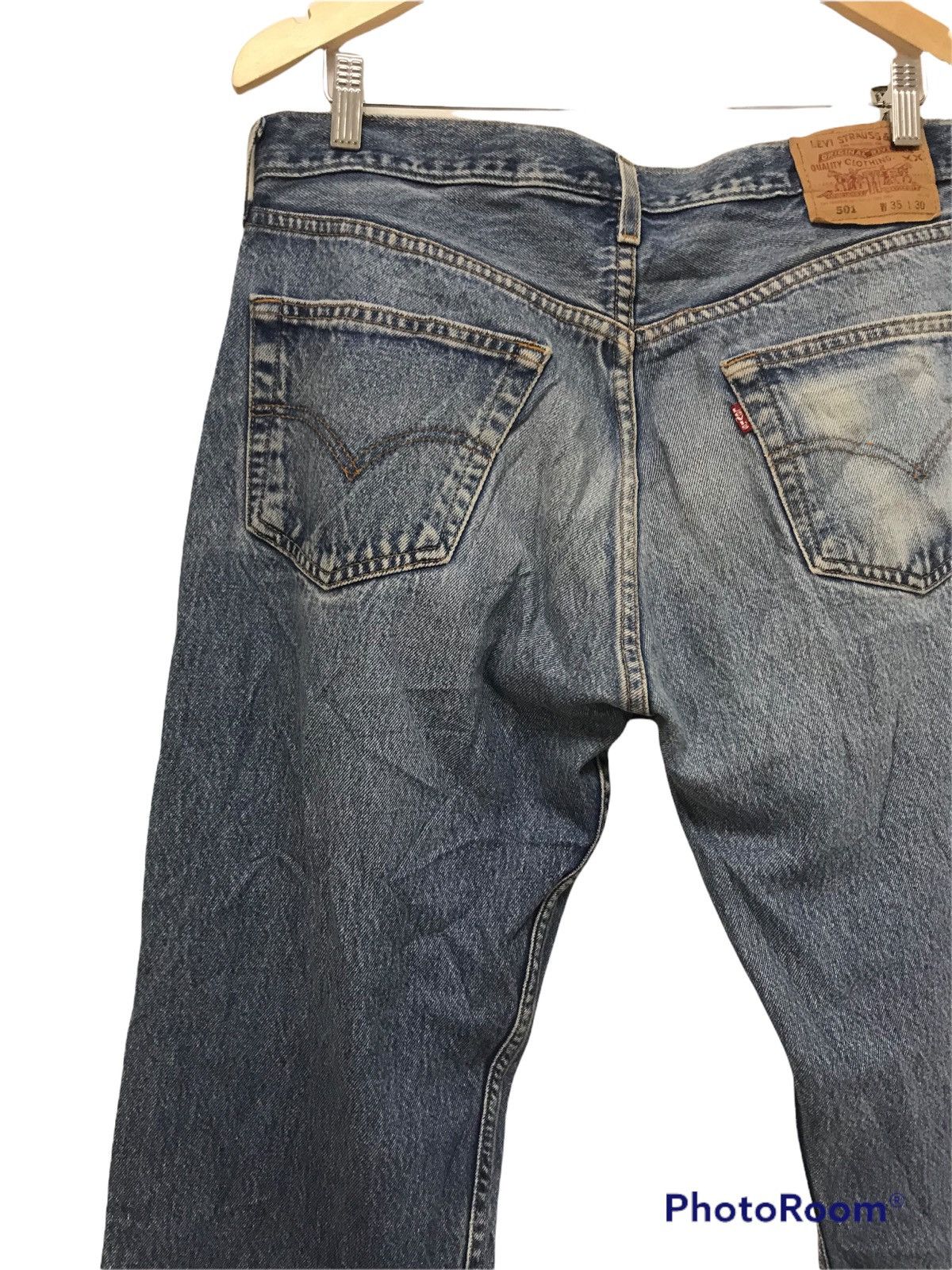 Levi's Vintage Levis 501 Distressed x Kurt Cobain Denim Size US 35 - 4 Thumbnail