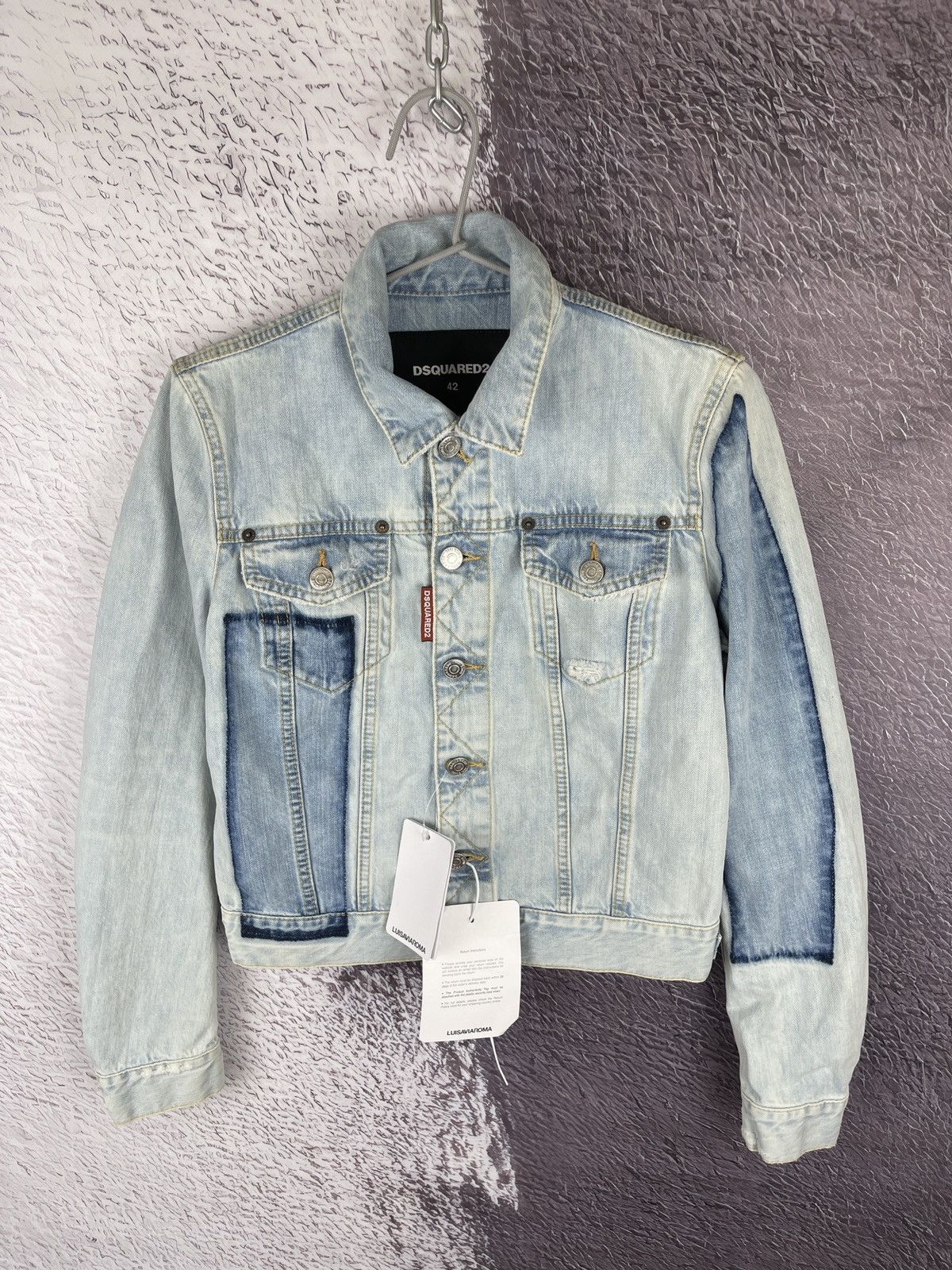 Dsquared2 Dsquared2 D2 classic Jean jacket distressed short Size M / US 6-8 / IT 42-44 - 6 Thumbnail