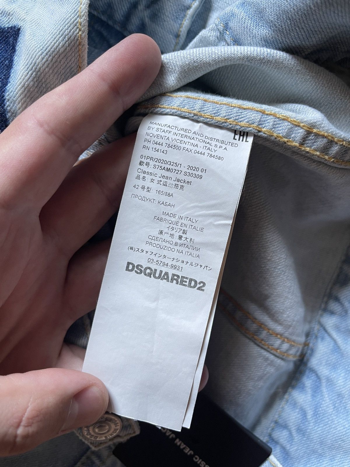 Dsquared2 Dsquared2 D2 classic Jean jacket distressed short Size M / US 6-8 / IT 42-44 - 18 Thumbnail