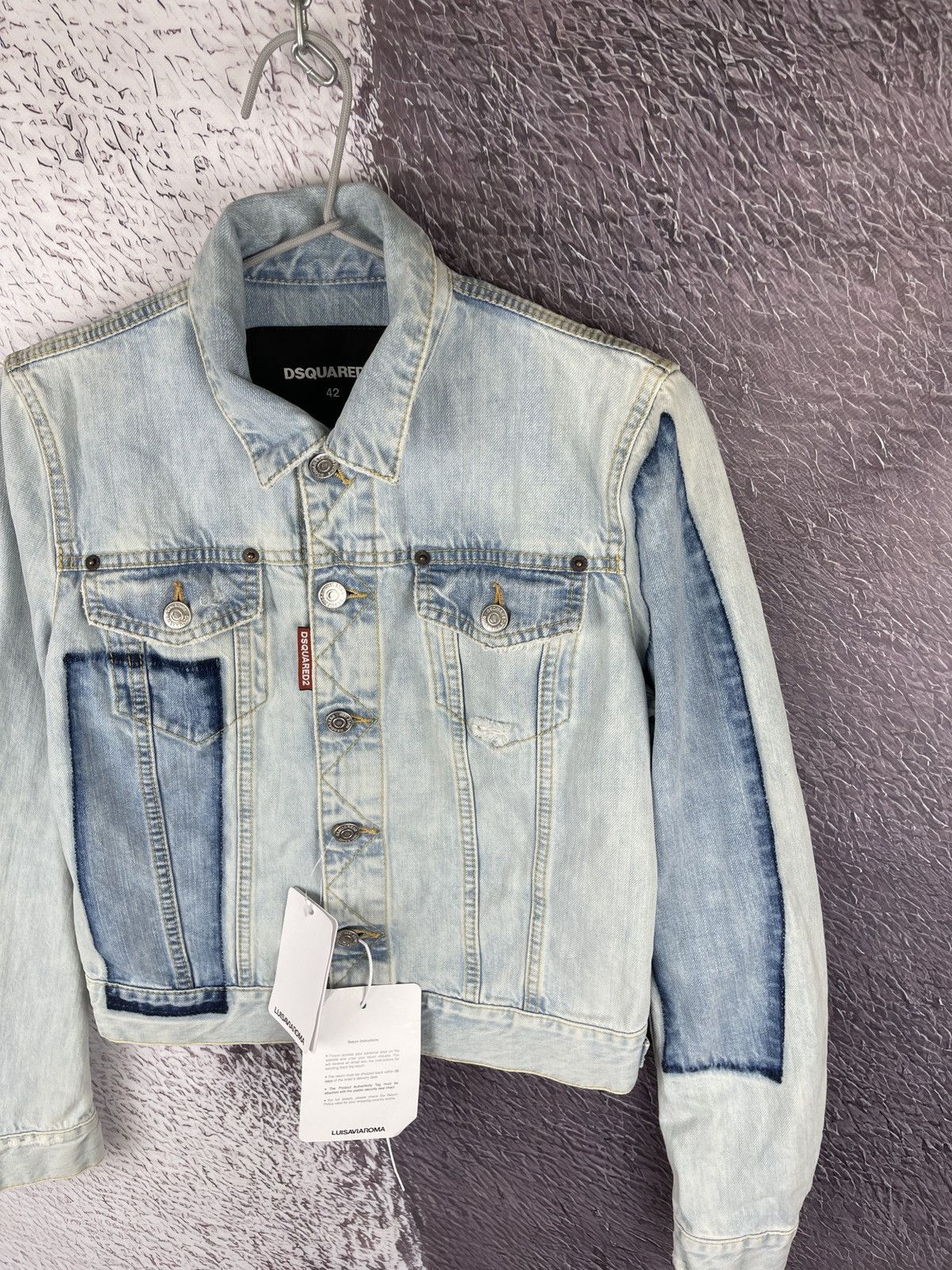 Dsquared2 Dsquared2 D2 classic Jean jacket distressed short Size M / US 6-8 / IT 42-44 - 5 Thumbnail