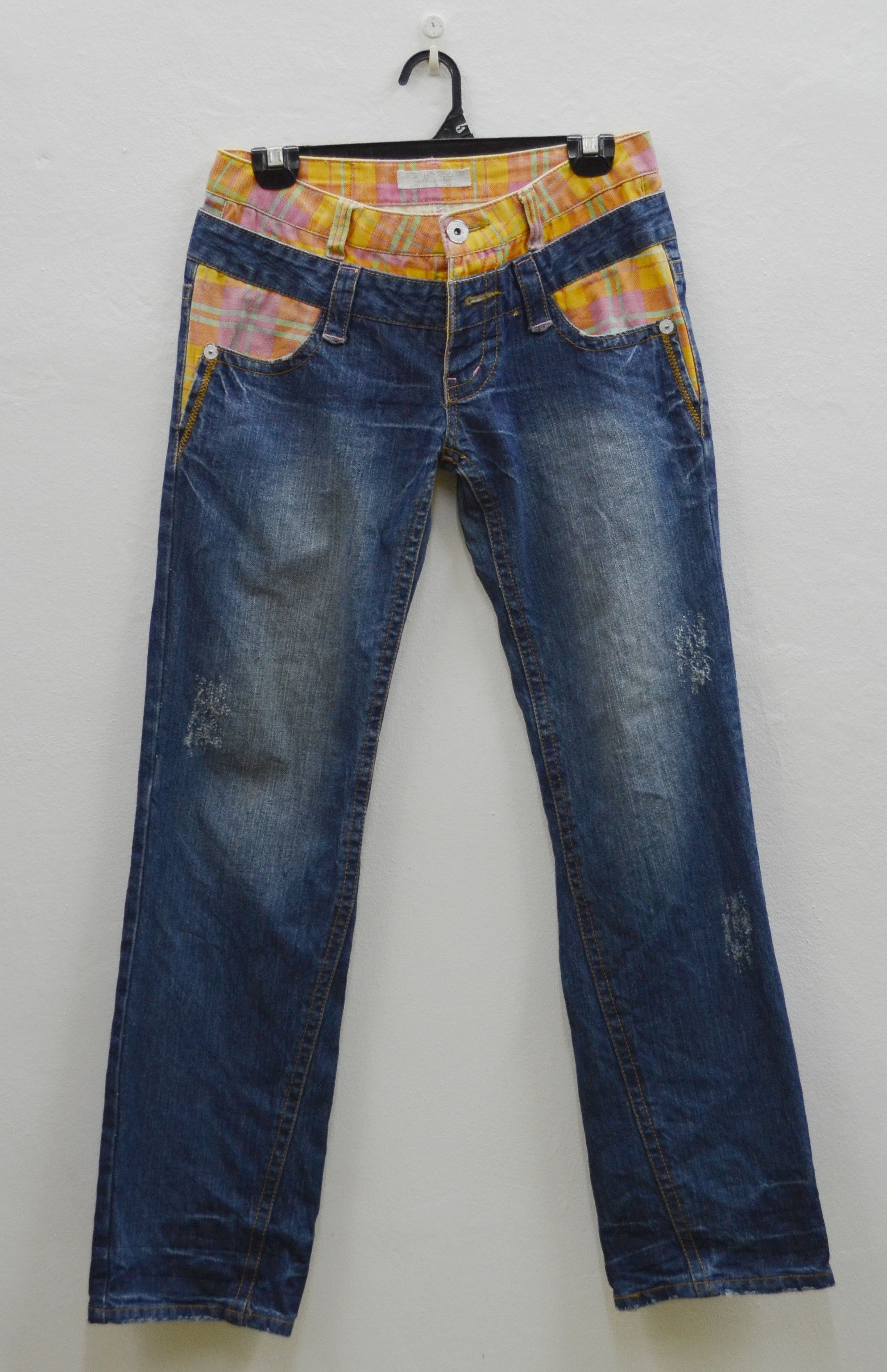 Moon Blue Moon Surf Jeans Low Rise Straight Cut