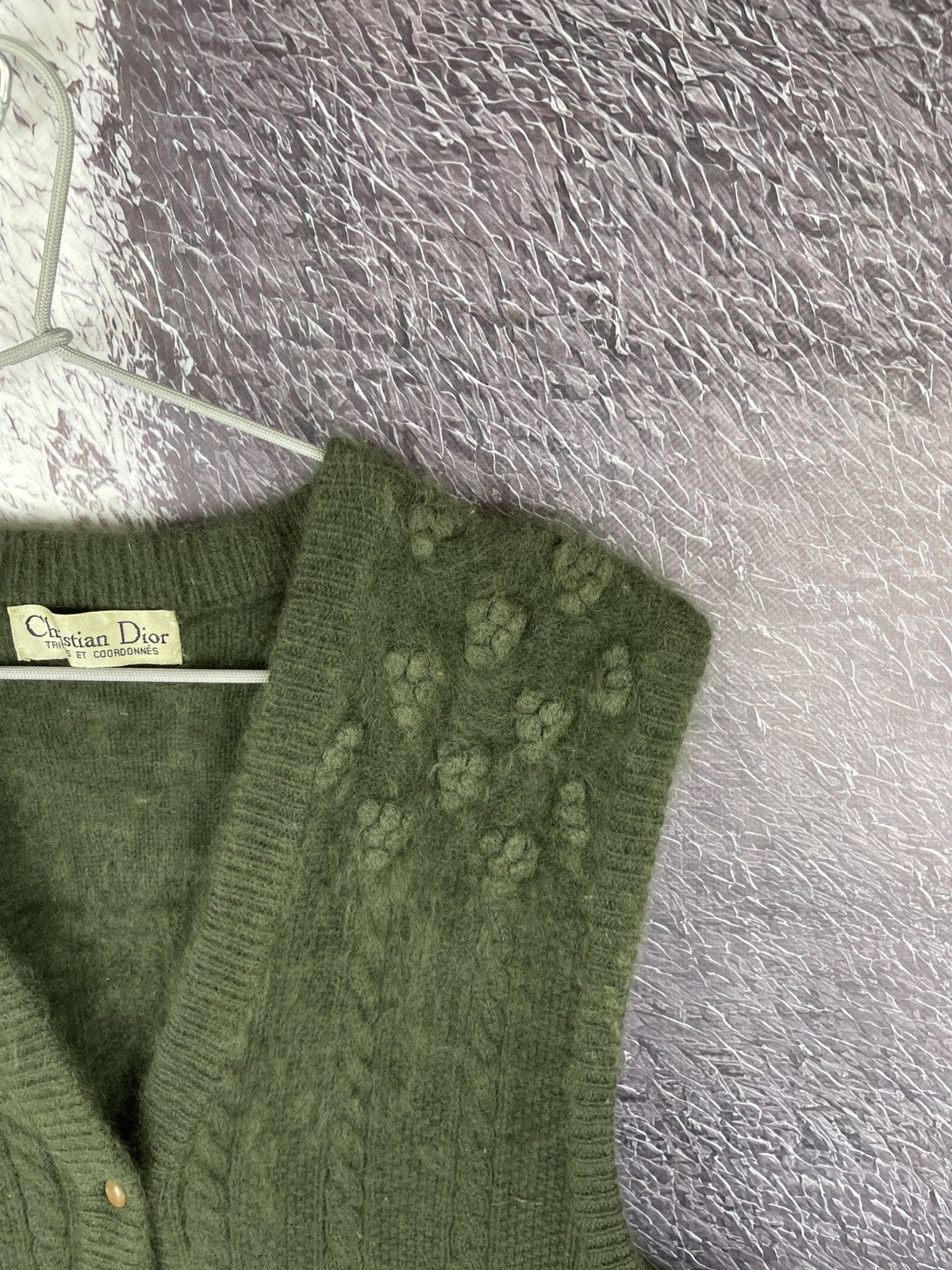 Christian Dior Monsieur Christian Dior tricots et coordonnées angora wool vest knit Size L / US 10 / IT 46 - 4 Thumbnail