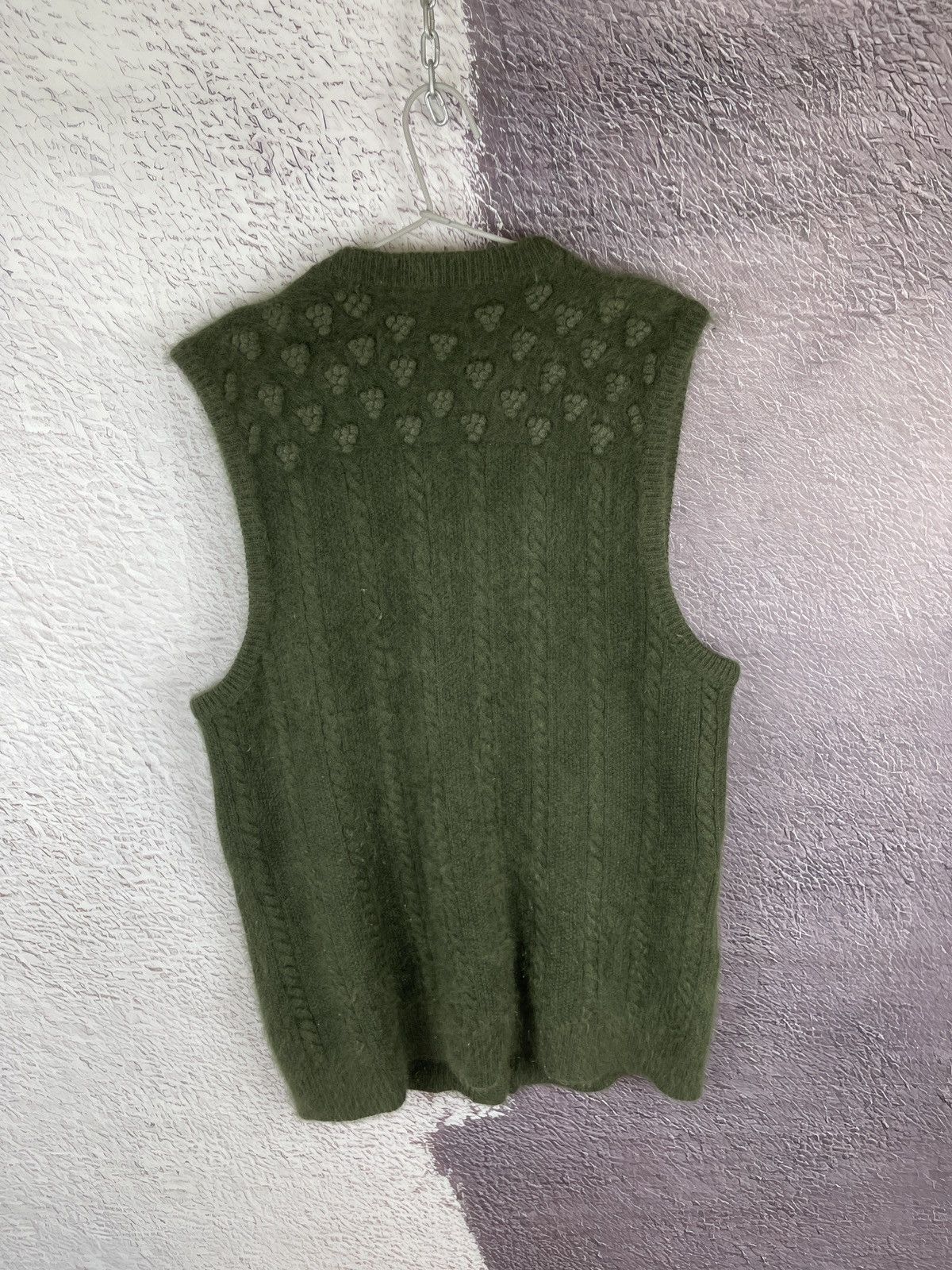 Christian Dior Monsieur Christian Dior tricots et coordonnées angora wool vest knit Size L / US 10 / IT 46 - 2 Thumbnail