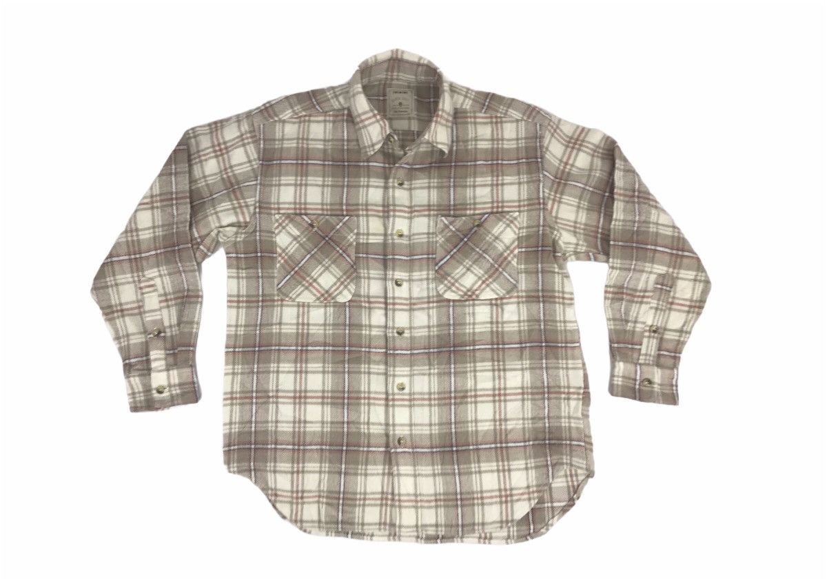 Flannel × Santa Cruz Skateboards Santa Cruz Western Shadow Plaid Checked Design Streetwear Size US M / EU 48-50 / 2 - 1 Thumbnail
