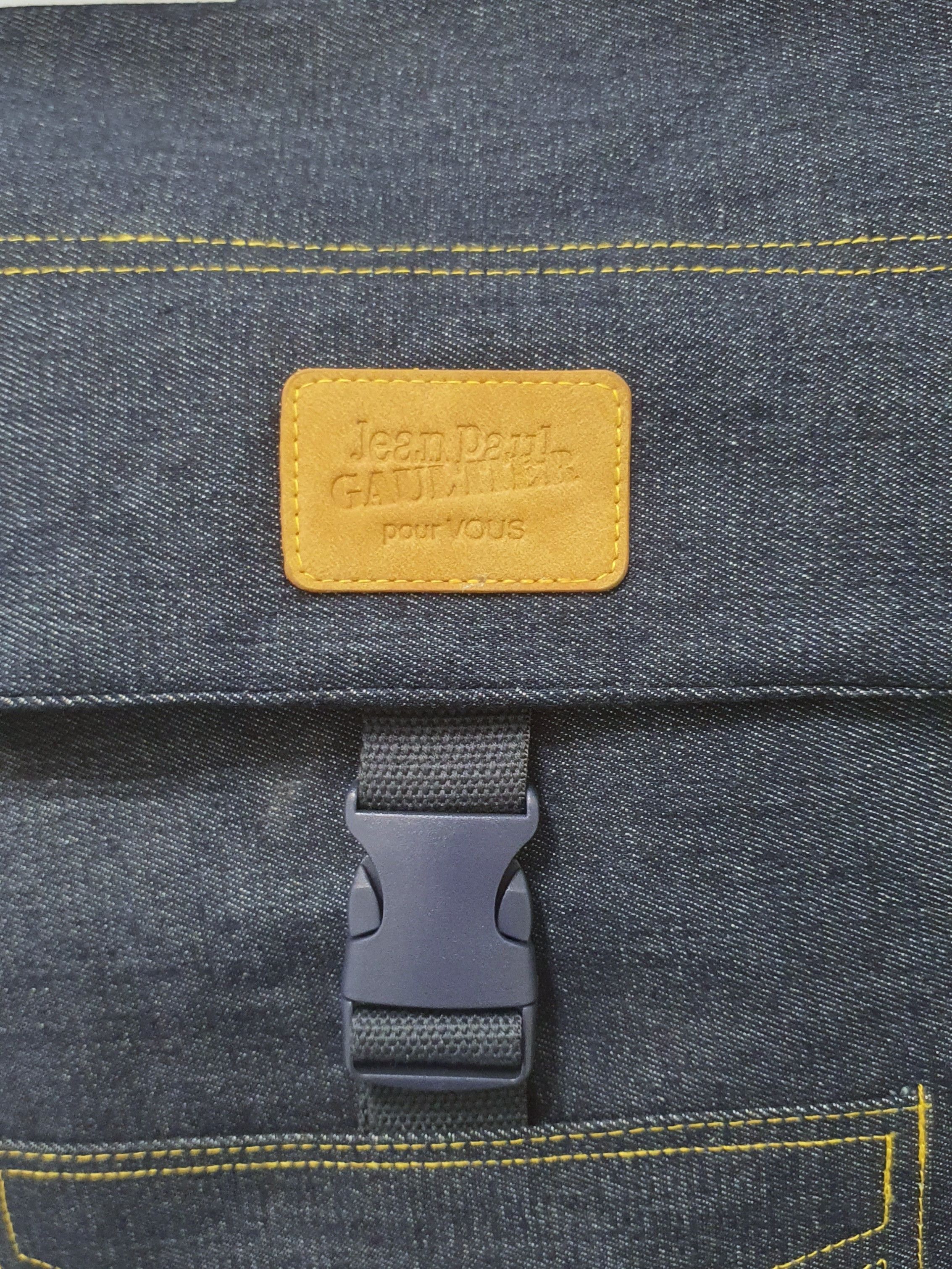 Jean Paul Gaultier Jean paul gaultier denim backpack bag Size ONE SIZE - 4 Thumbnail