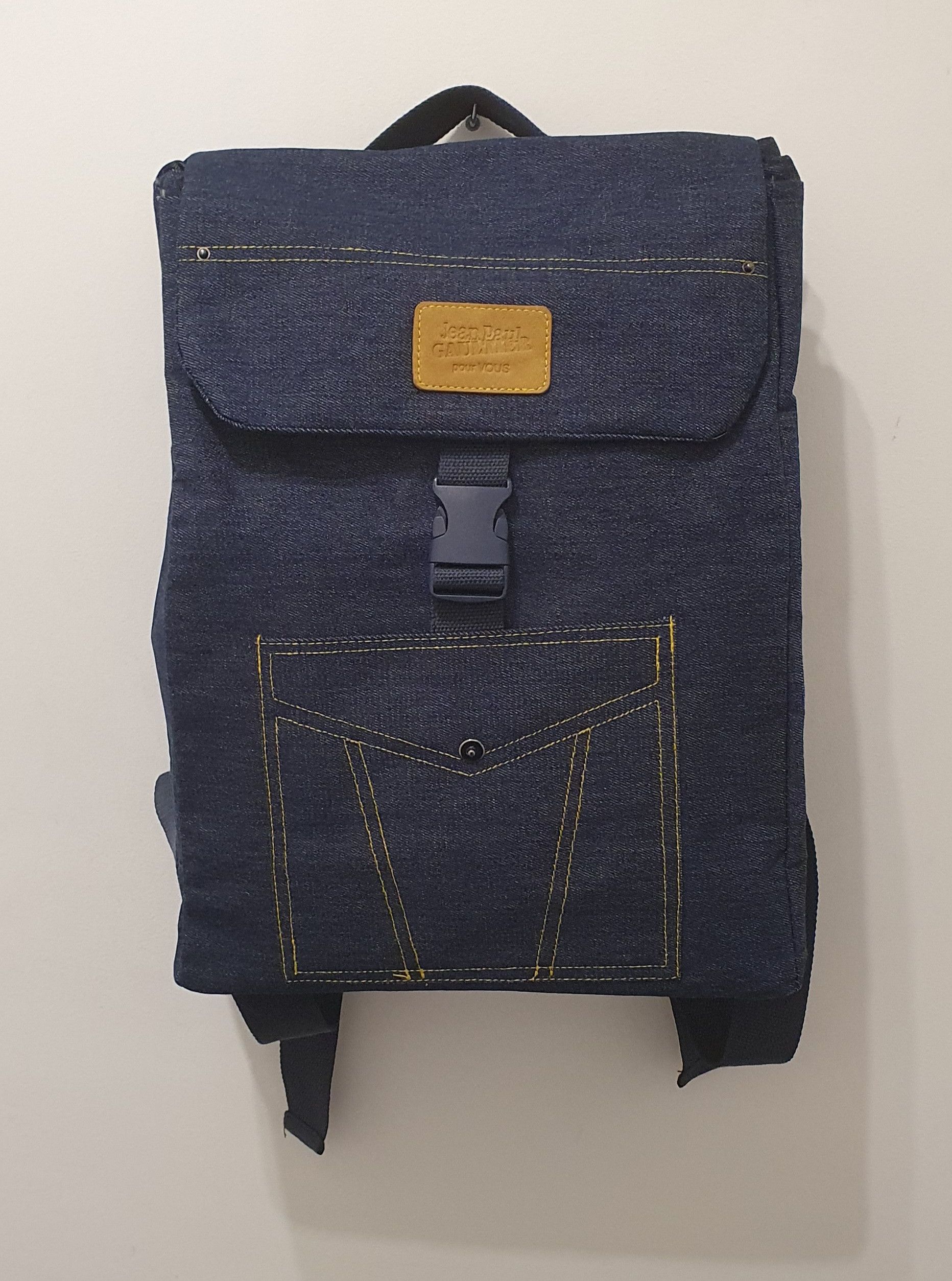 Jean Paul Gaultier Jean paul gaultier denim backpack bag Size ONE SIZE - 1 Thumbnail