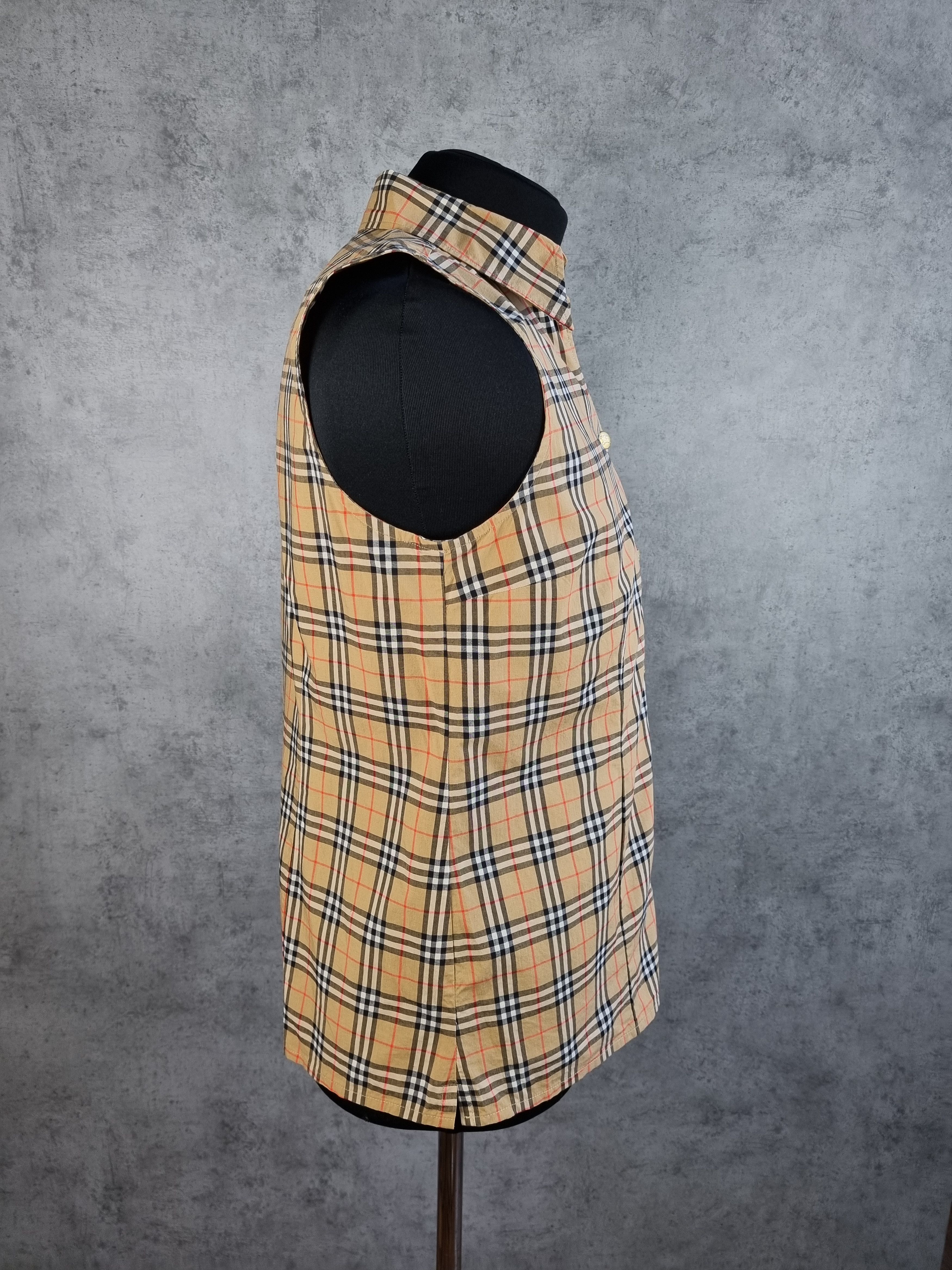 Burberry × Burberry Prorsum × Vintage Rare Size Burberry's of London Nova Check Shirt Size XL / US 12-14 / IT 48-50 - 14 Thumbnail