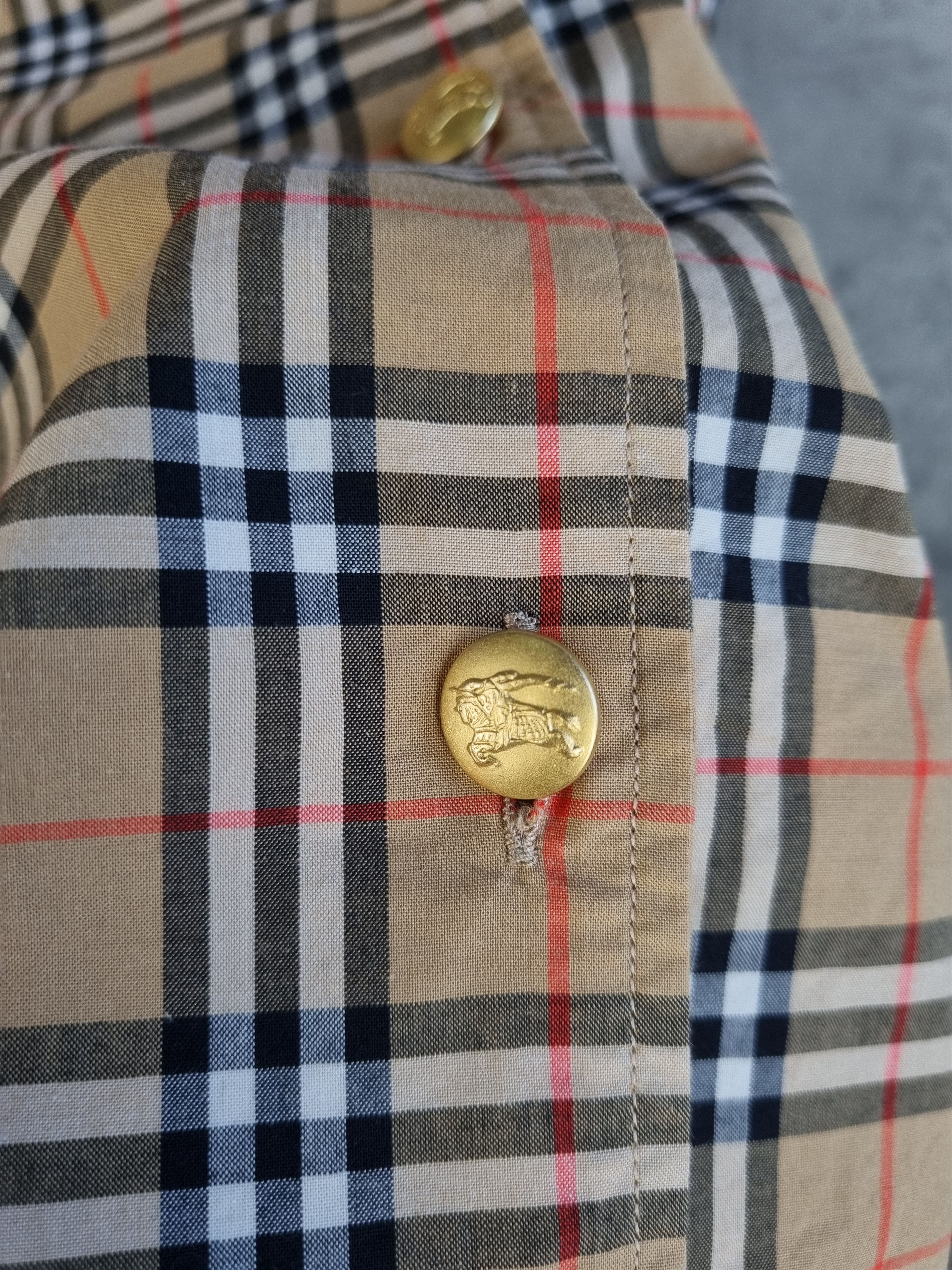 Burberry × Burberry Prorsum × Vintage Rare Size Burberry's of London Nova Check Shirt Size XL / US 12-14 / IT 48-50 - 11 Thumbnail