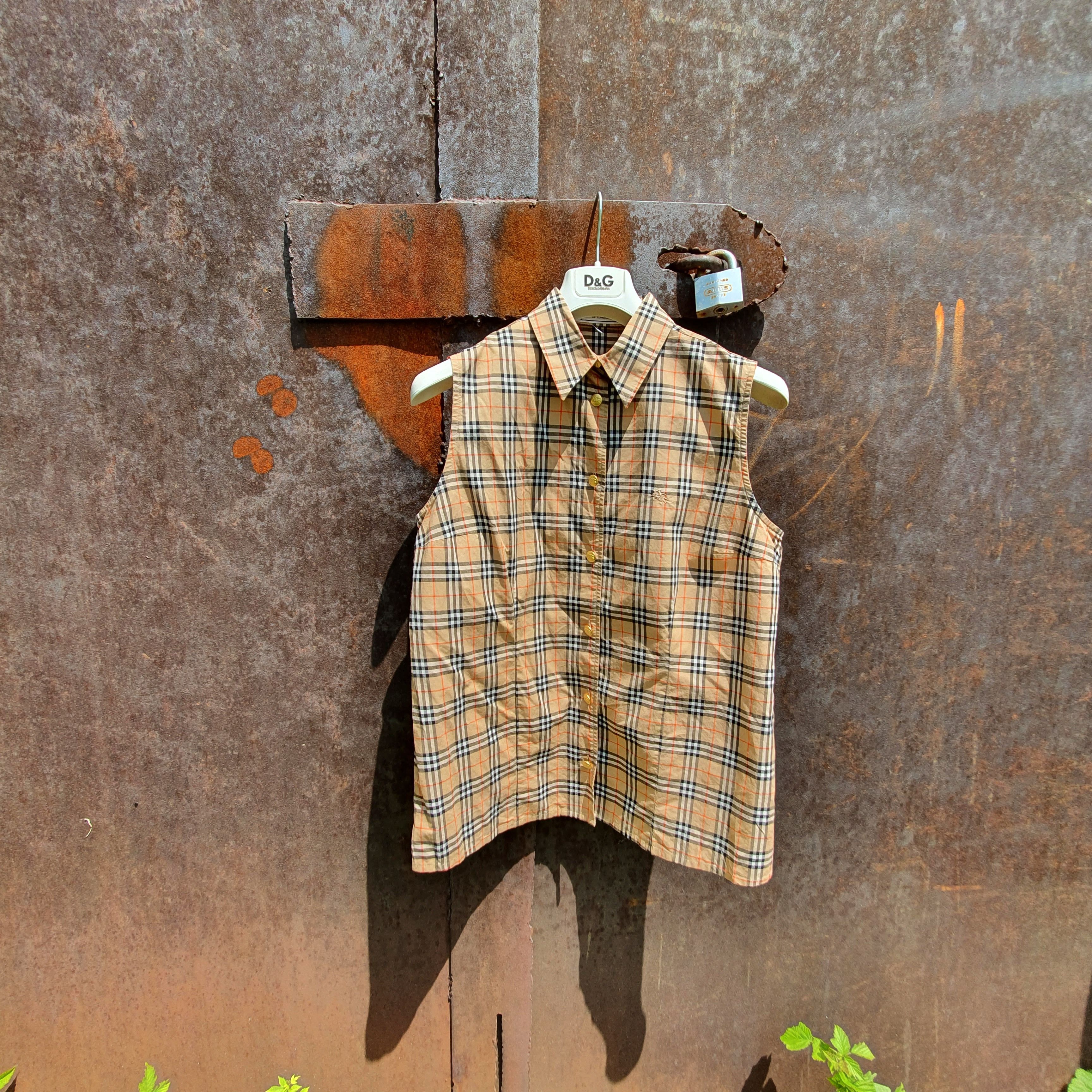 Burberry × Burberry Prorsum × Vintage Rare Size Burberry's of London Nova Check Shirt Size XL / US 12-14 / IT 48-50 - 8 Thumbnail