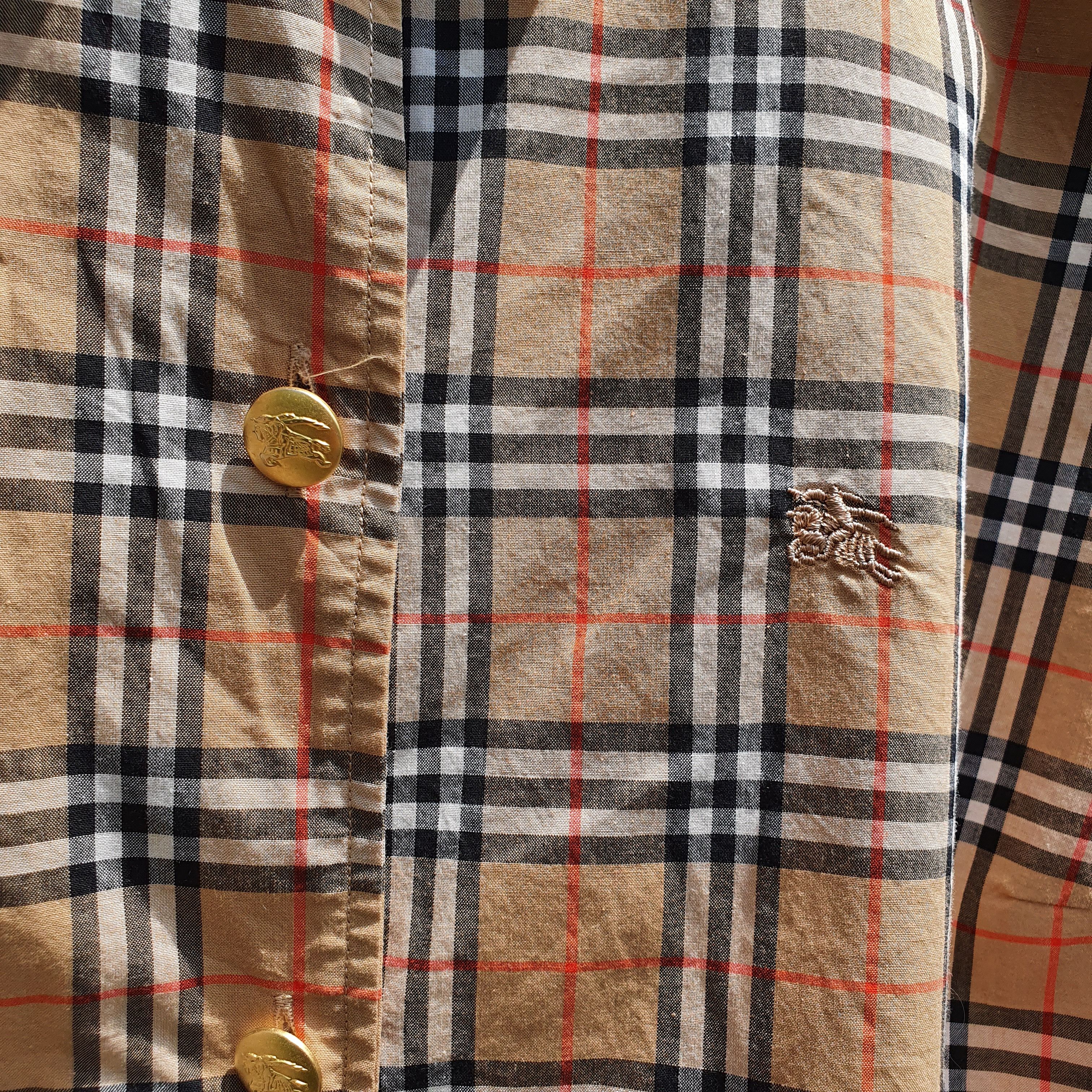 Burberry × Burberry Prorsum × Vintage Rare Size Burberry's of London Nova Check Shirt Size XL / US 12-14 / IT 48-50 - 9 Thumbnail