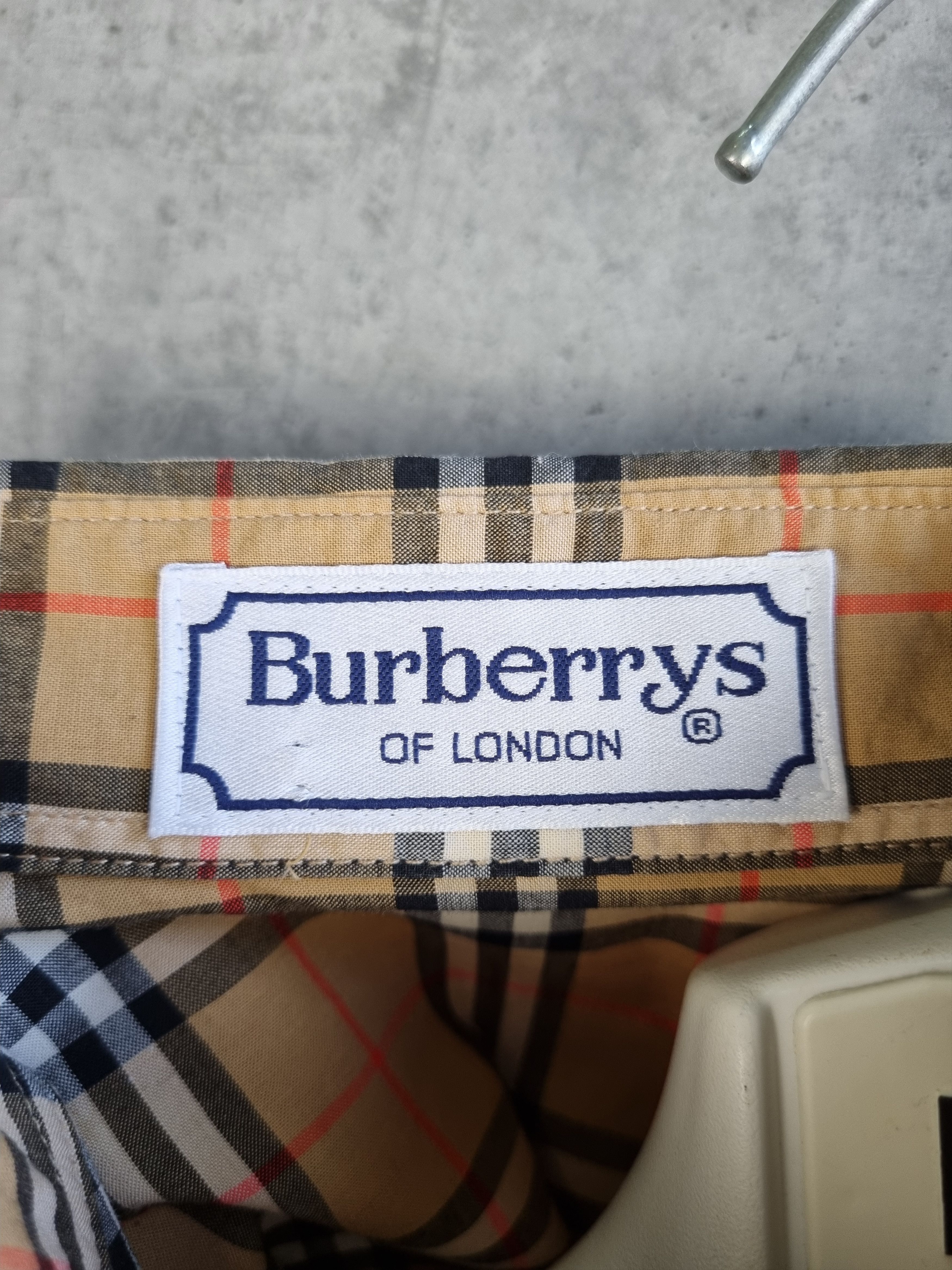 Burberry × Burberry Prorsum × Vintage Rare Size Burberry's of London Nova Check Shirt Size XL / US 12-14 / IT 48-50 - 10 Thumbnail