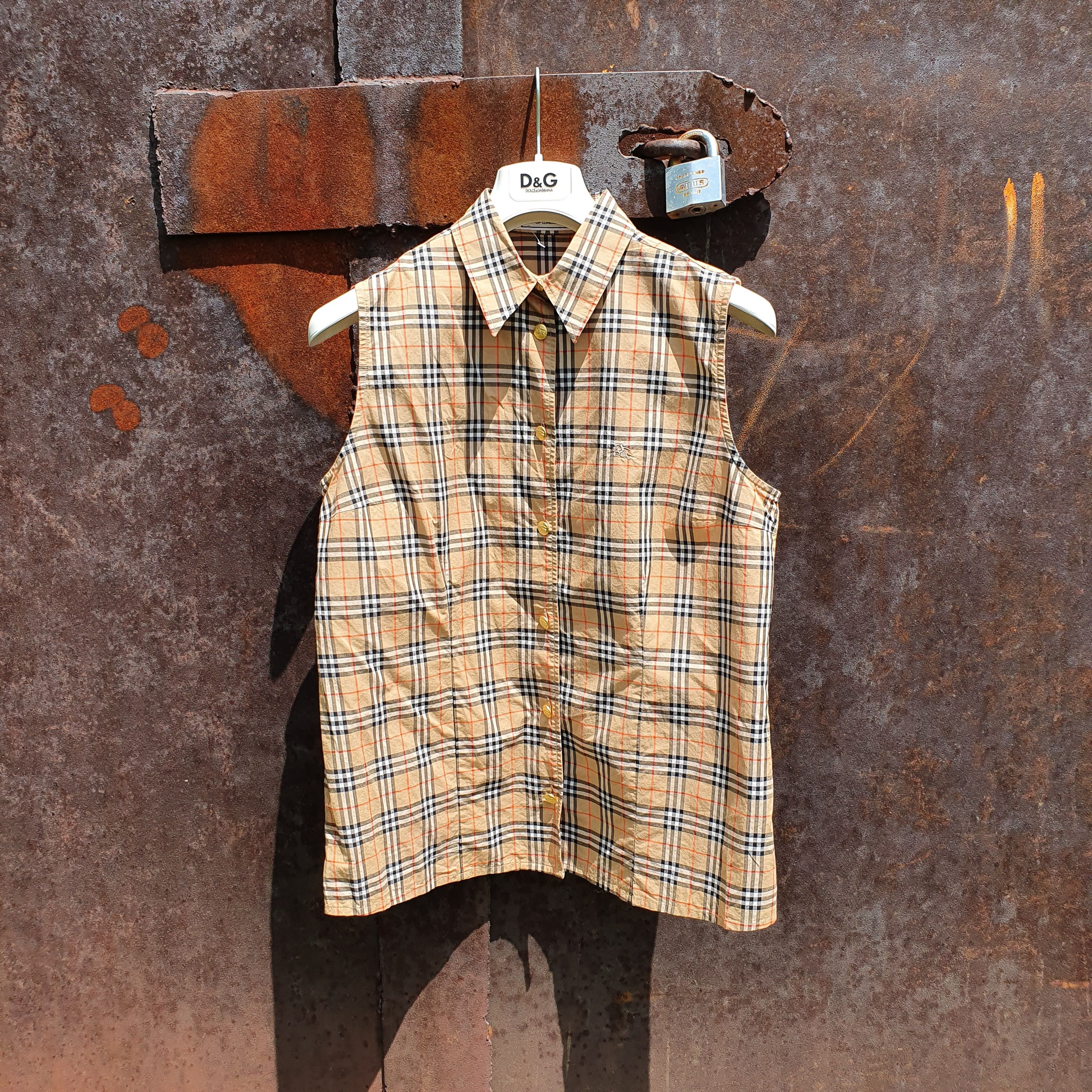 Burberry × Burberry Prorsum × Vintage Rare Size Burberry's of London Nova Check Shirt Size XL / US 12-14 / IT 48-50 - 6 Thumbnail