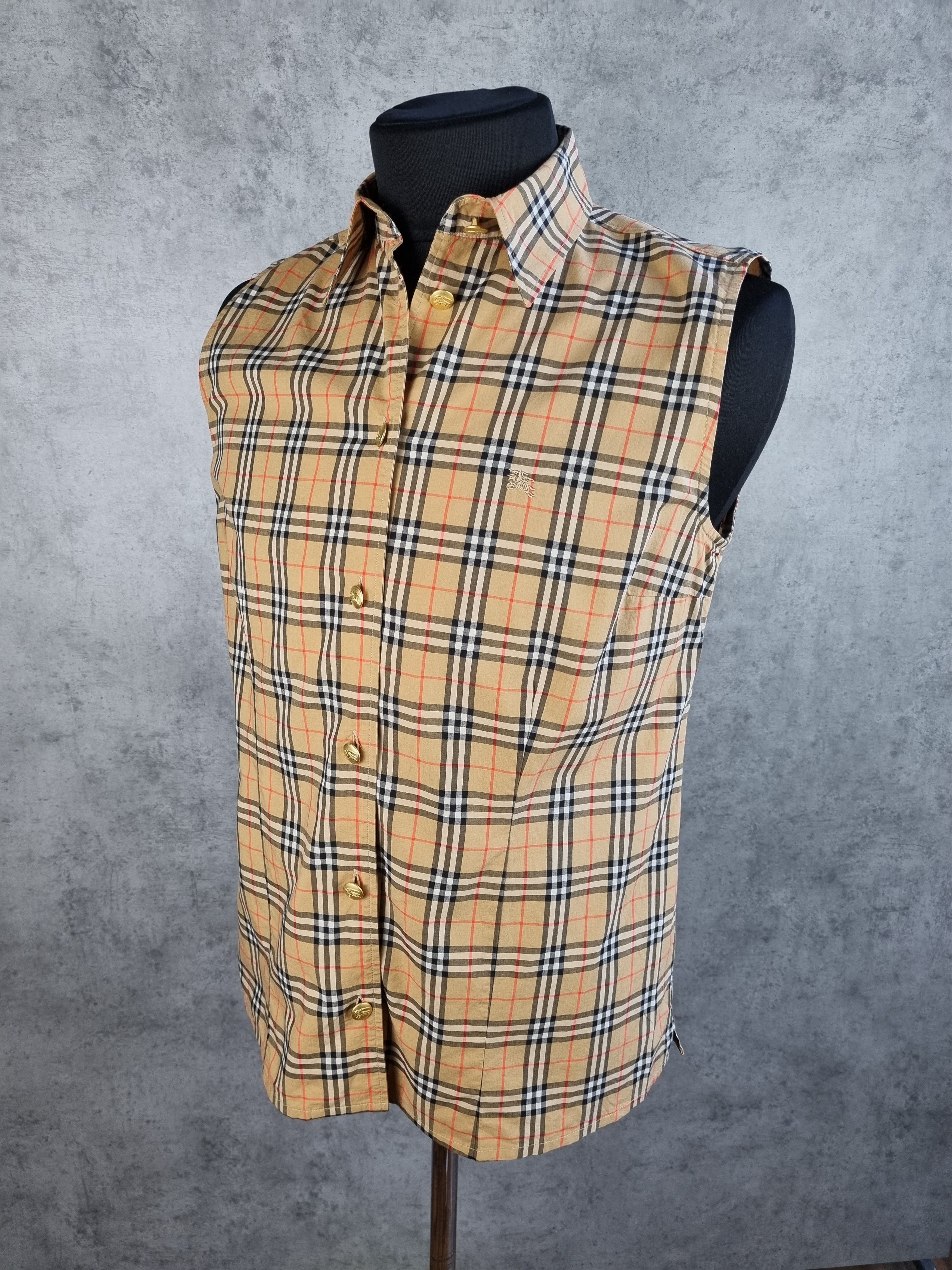 Burberry × Burberry Prorsum × Vintage Rare Size Burberry's of London Nova Check Shirt Size XL / US 12-14 / IT 48-50 - 2 Thumbnail