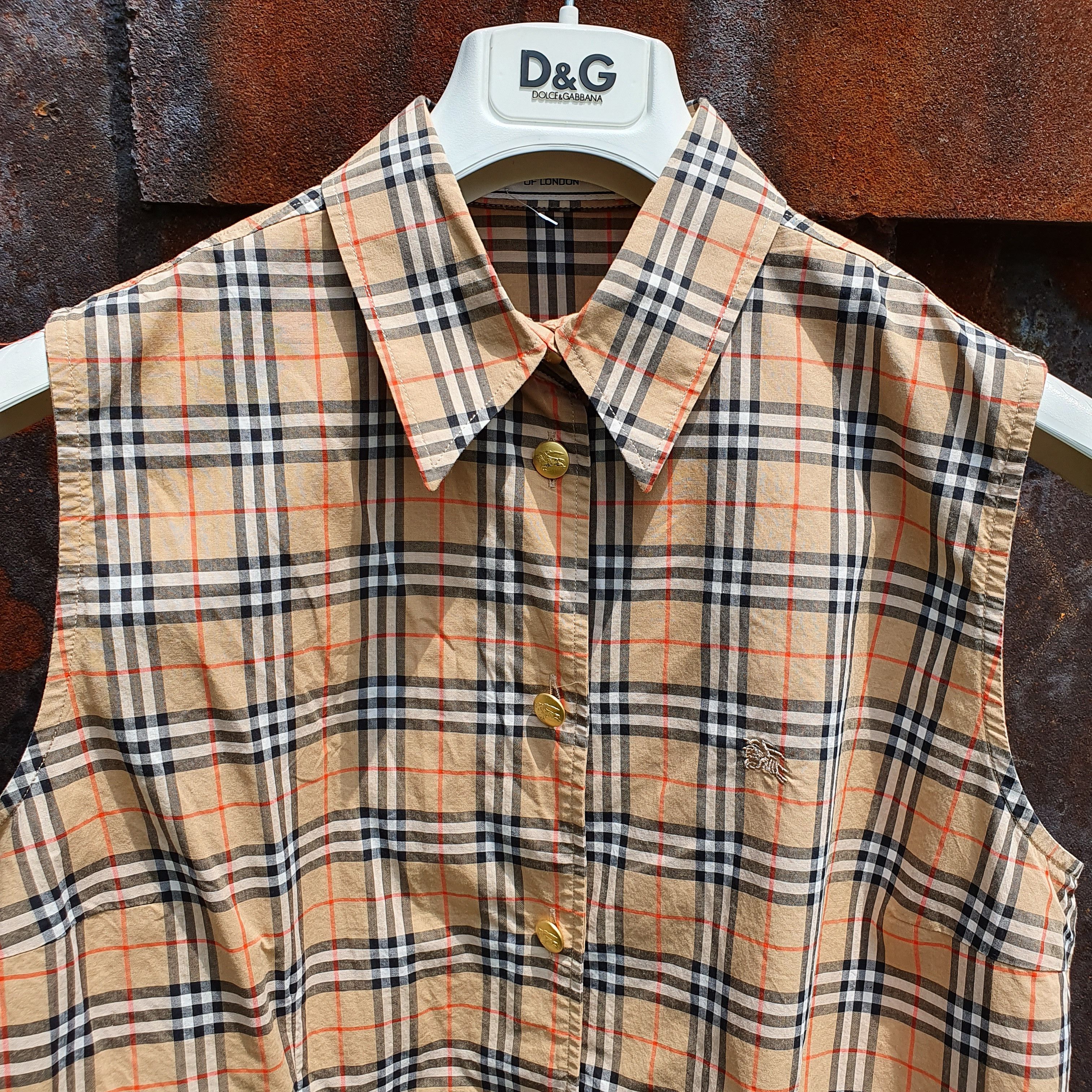 Burberry × Burberry Prorsum × Vintage Rare Size Burberry's of London Nova Check Shirt Size XL / US 12-14 / IT 48-50 - 5 Thumbnail