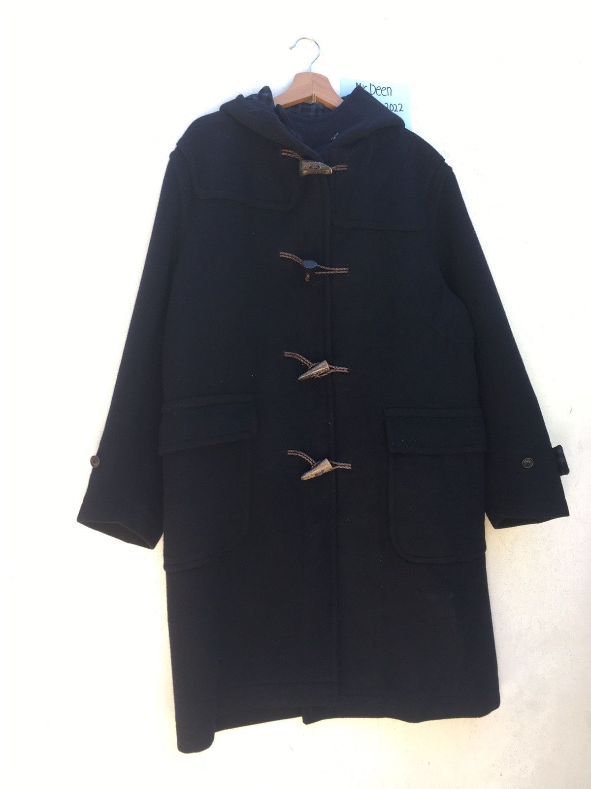 Burberry Rare Vintage Burberry London Wool Winter Jacket Size US XL / EU 56 / 4 - 4 Thumbnail