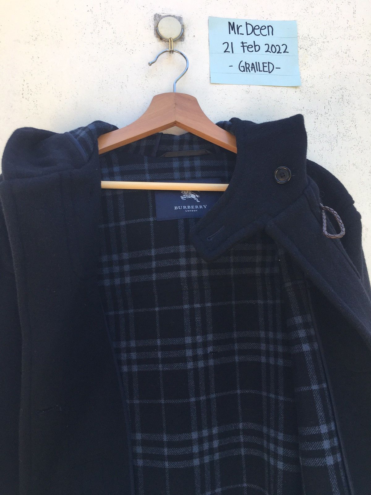 Burberry Rare Vintage Burberry London Wool Winter Jacket Size US XL / EU 56 / 4 - 11 Thumbnail
