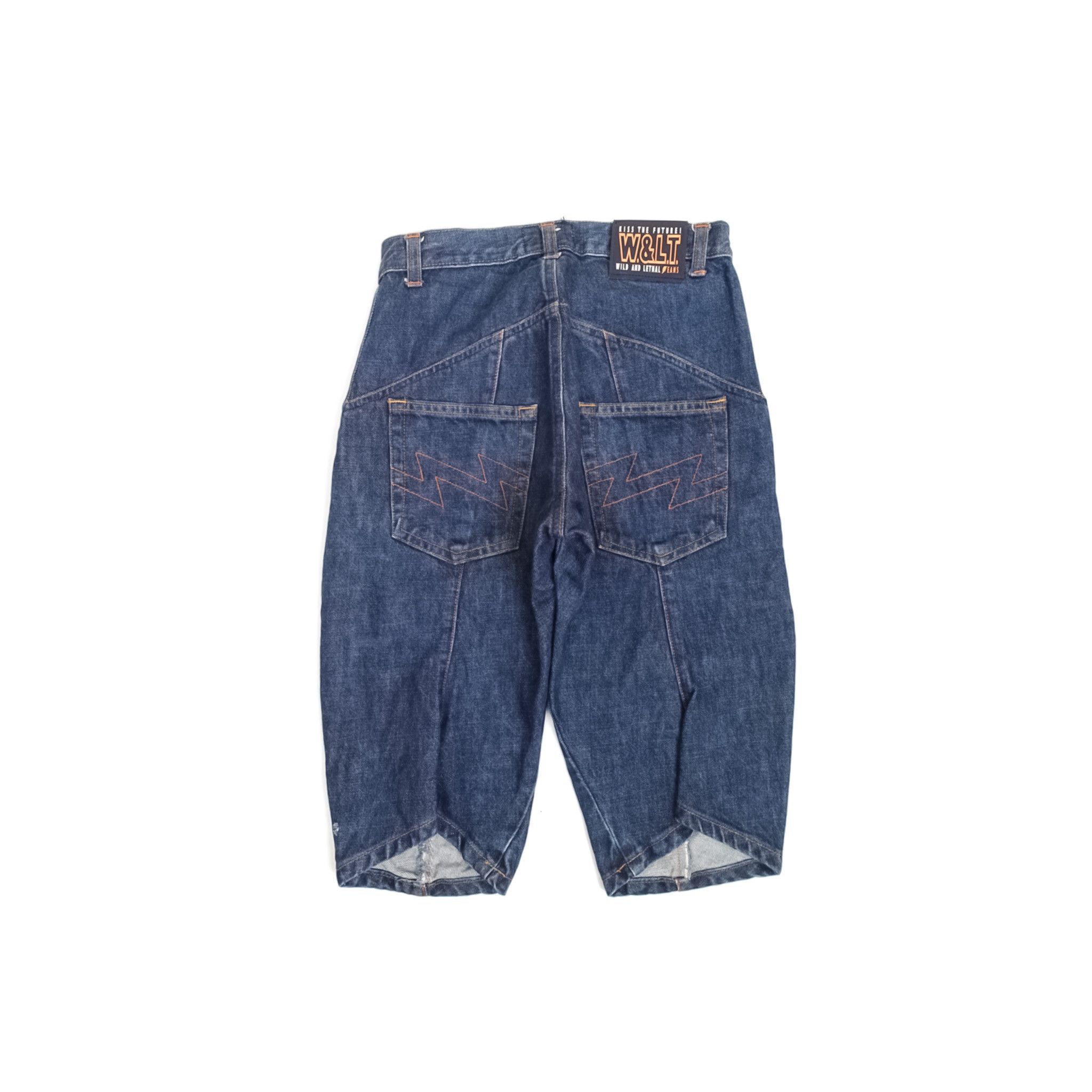 W&LT Walter Van Beirendonck W&LT Jorts Shorts Jeans Size 28" / US 6 / IT 42 - 2 Thumbnail