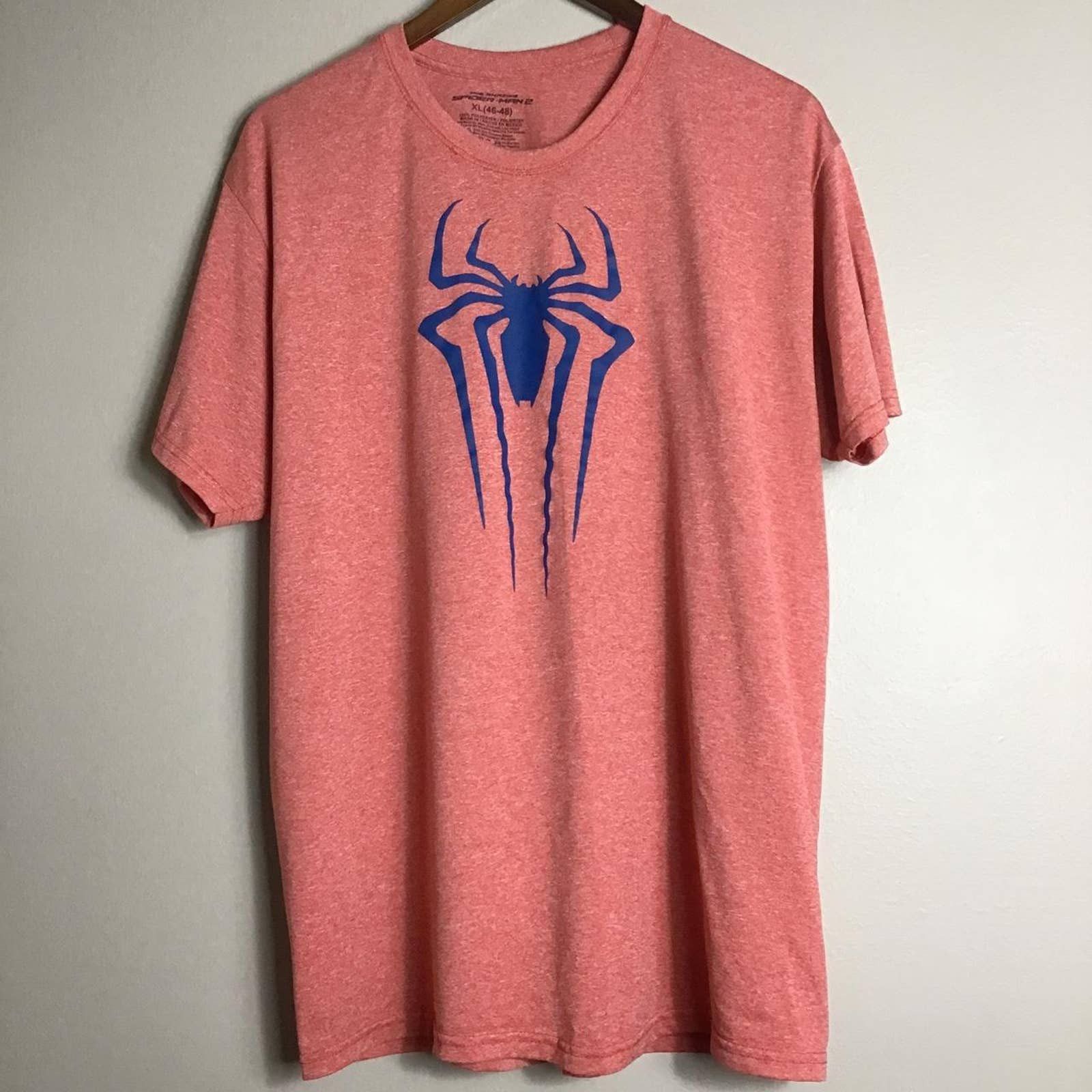 T-shirt Marvel Comics Spiderman Rouge Taille XL - Manches Courtes, Occasion Très Bon état