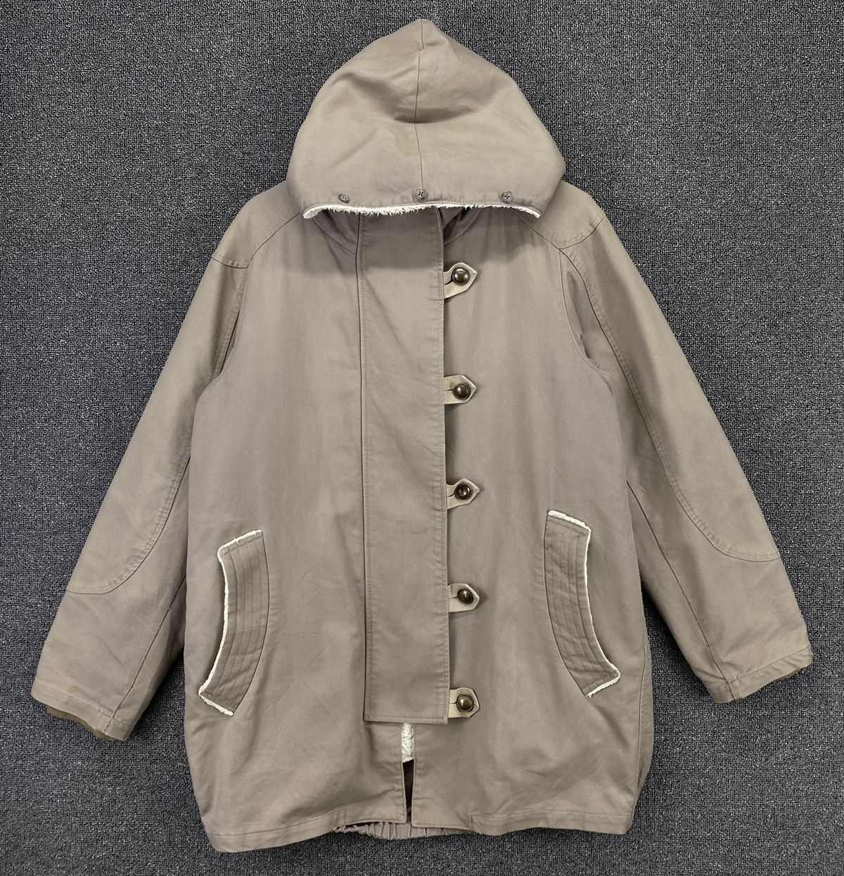 Issey Miyake Vintage Issey Miyake Tsumori Chisato Sherpa Hoodie Jacket Size US M / EU 48-50 / 2 - 1 Thumbnail